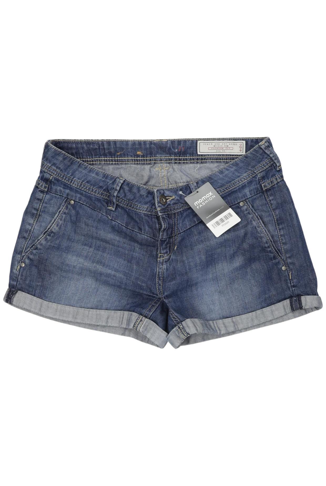 

edc by Esprit Damen Shorts, blau, Gr. 31