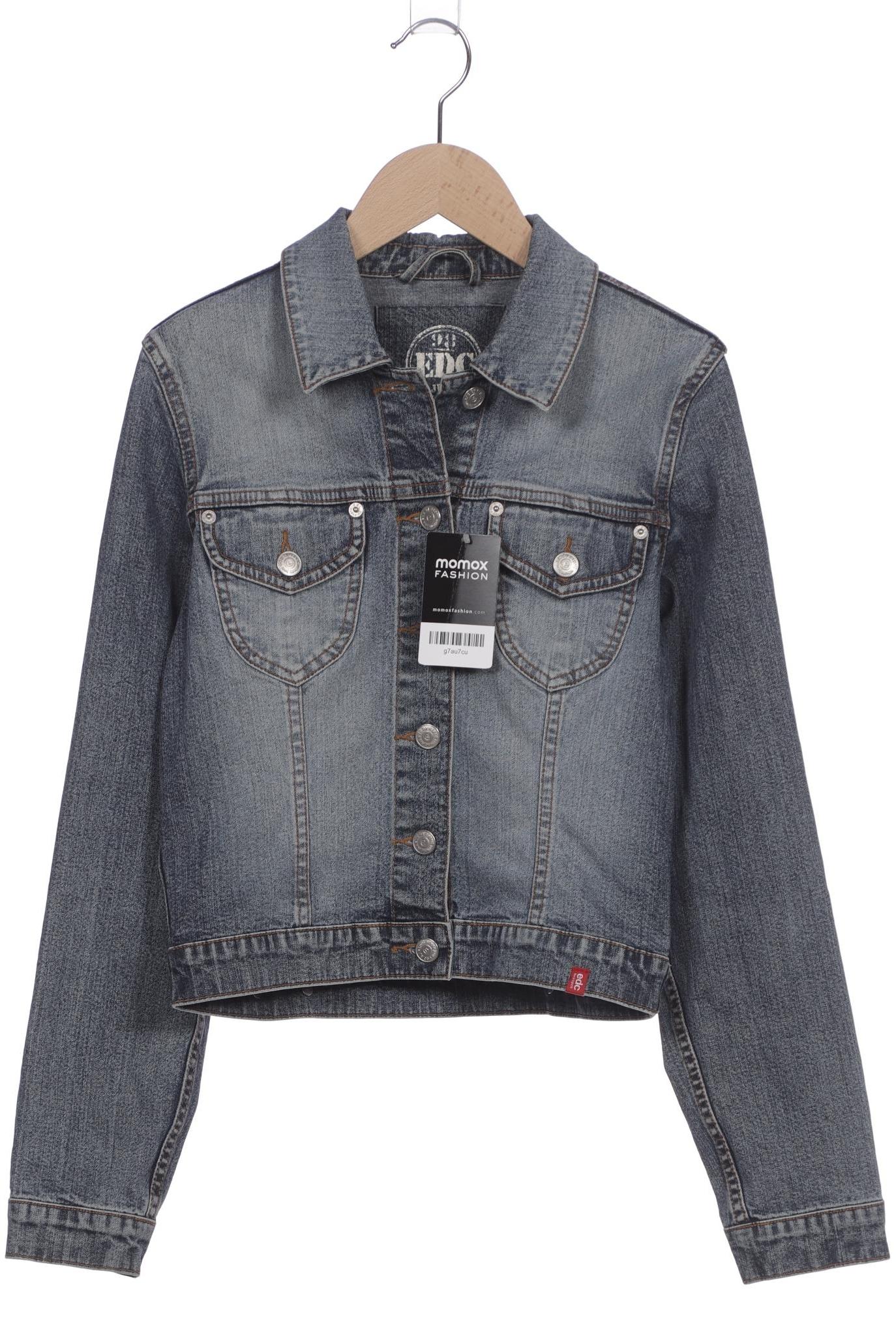 

edc by Esprit Damen Jacke, blau, Gr. 36