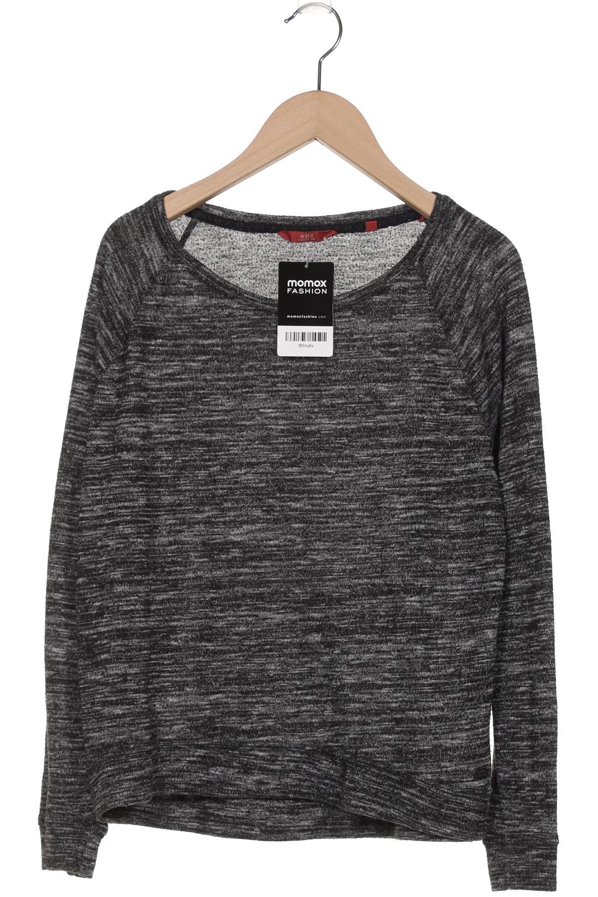 

edc by Esprit Damen Pullover, schwarz, Gr. 38