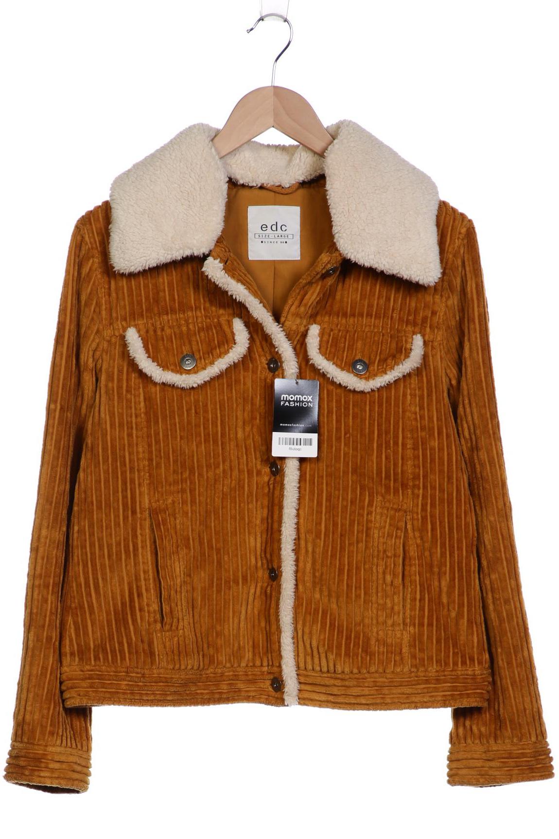 

edc by Esprit Damen Jacke, braun, Gr. 42