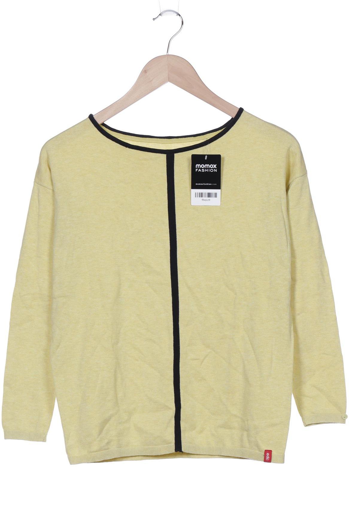 

edc by Esprit Damen Pullover, gelb, Gr. 36