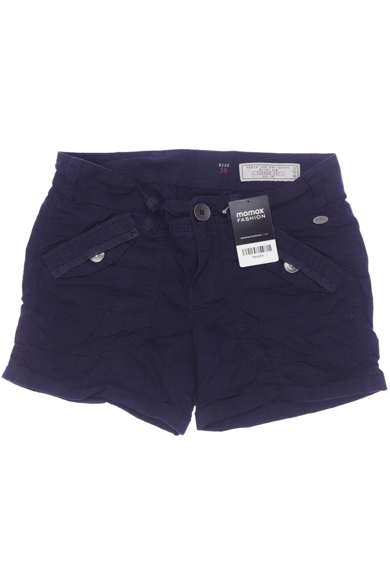 

edc by Esprit Damen Shorts, marineblau, Gr. 36