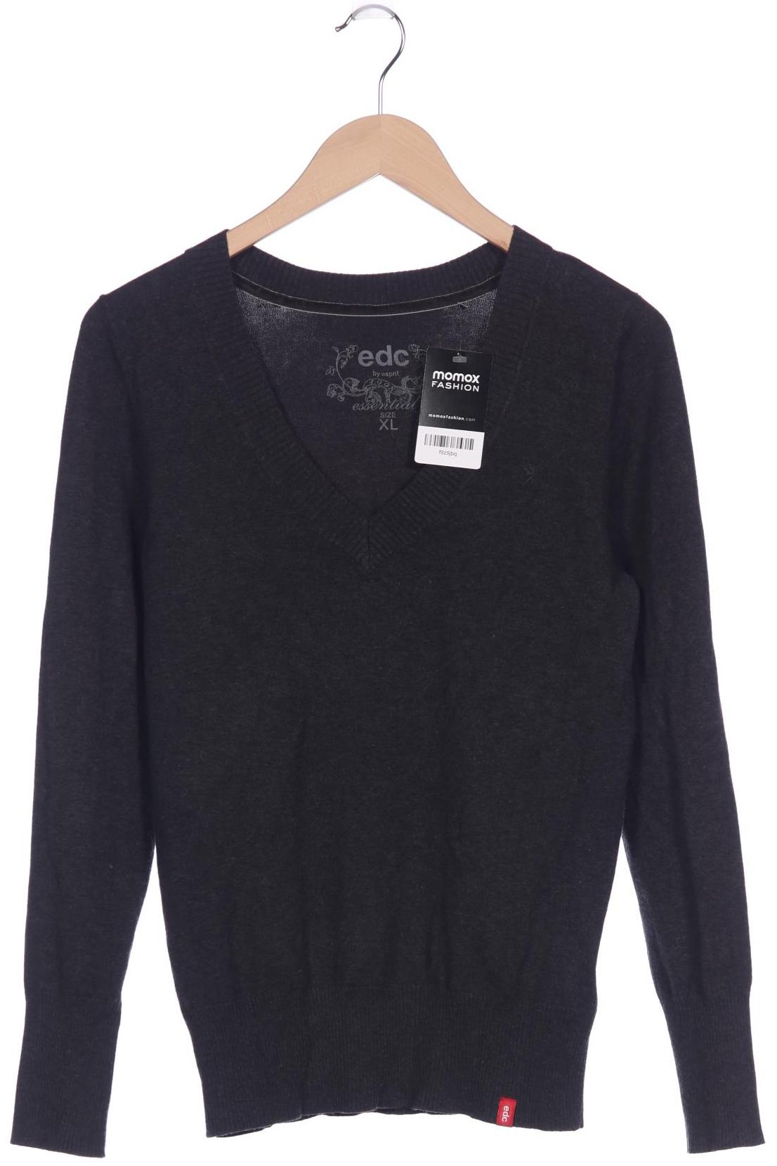 

edc by Esprit Damen Pullover, grau, Gr. 44