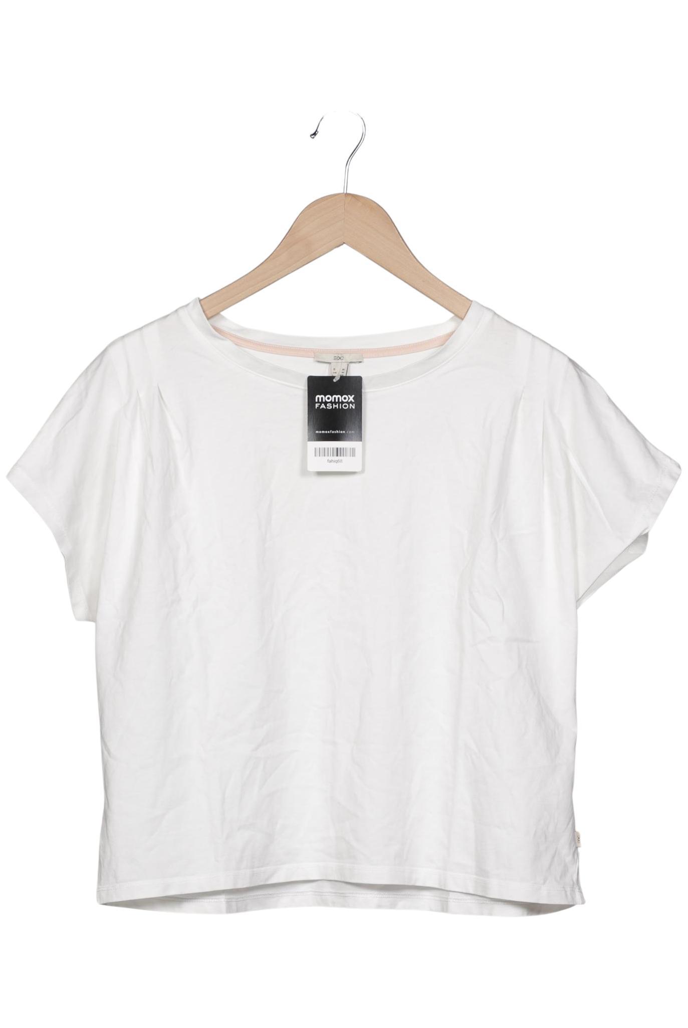 

edc by Esprit Damen T-Shirt, weiß, Gr. 44