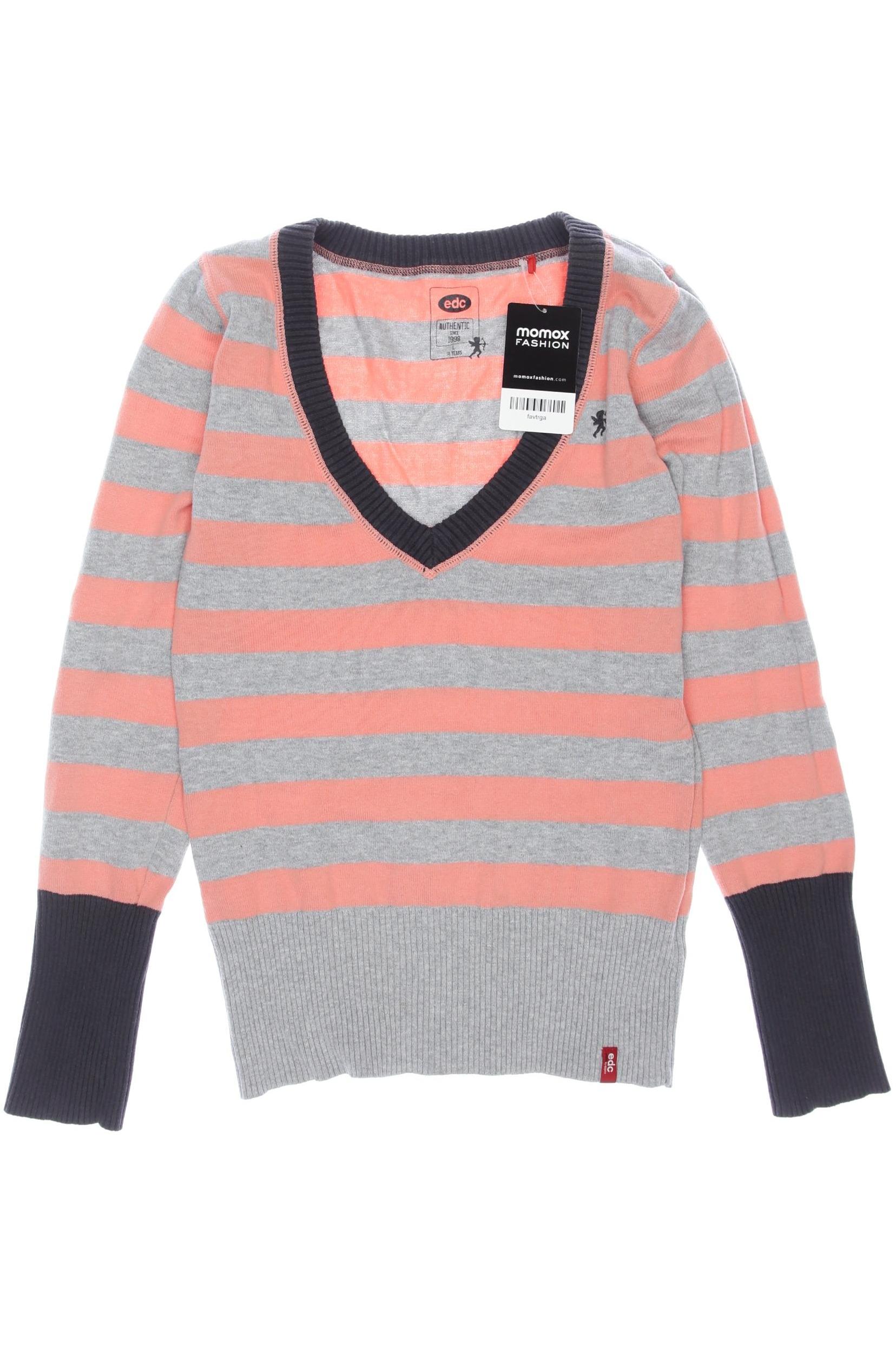 

edc by Esprit Damen Pullover, grau, Gr. 14