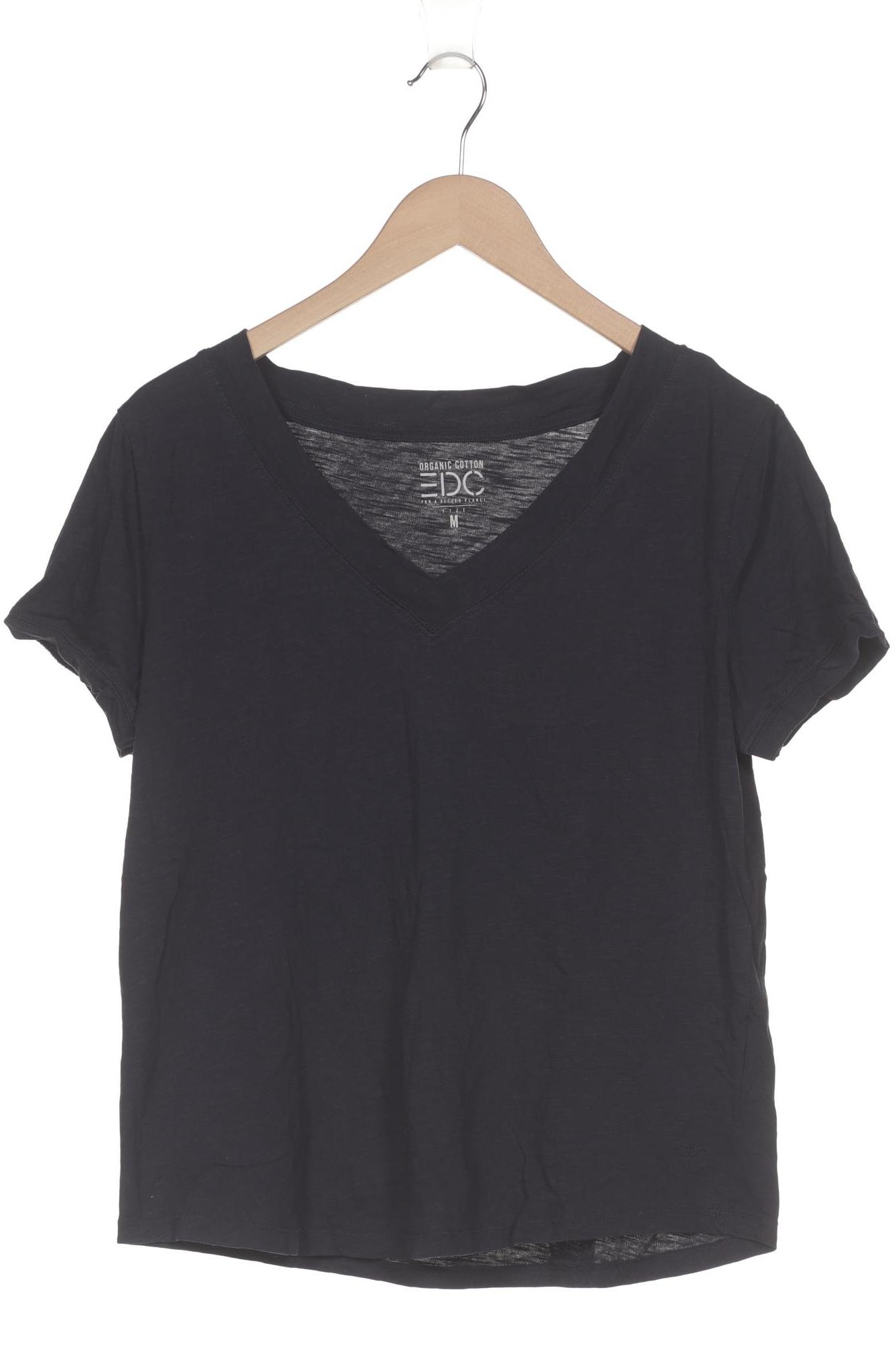 

edc by Esprit Damen T-Shirt, marineblau, Gr. 38