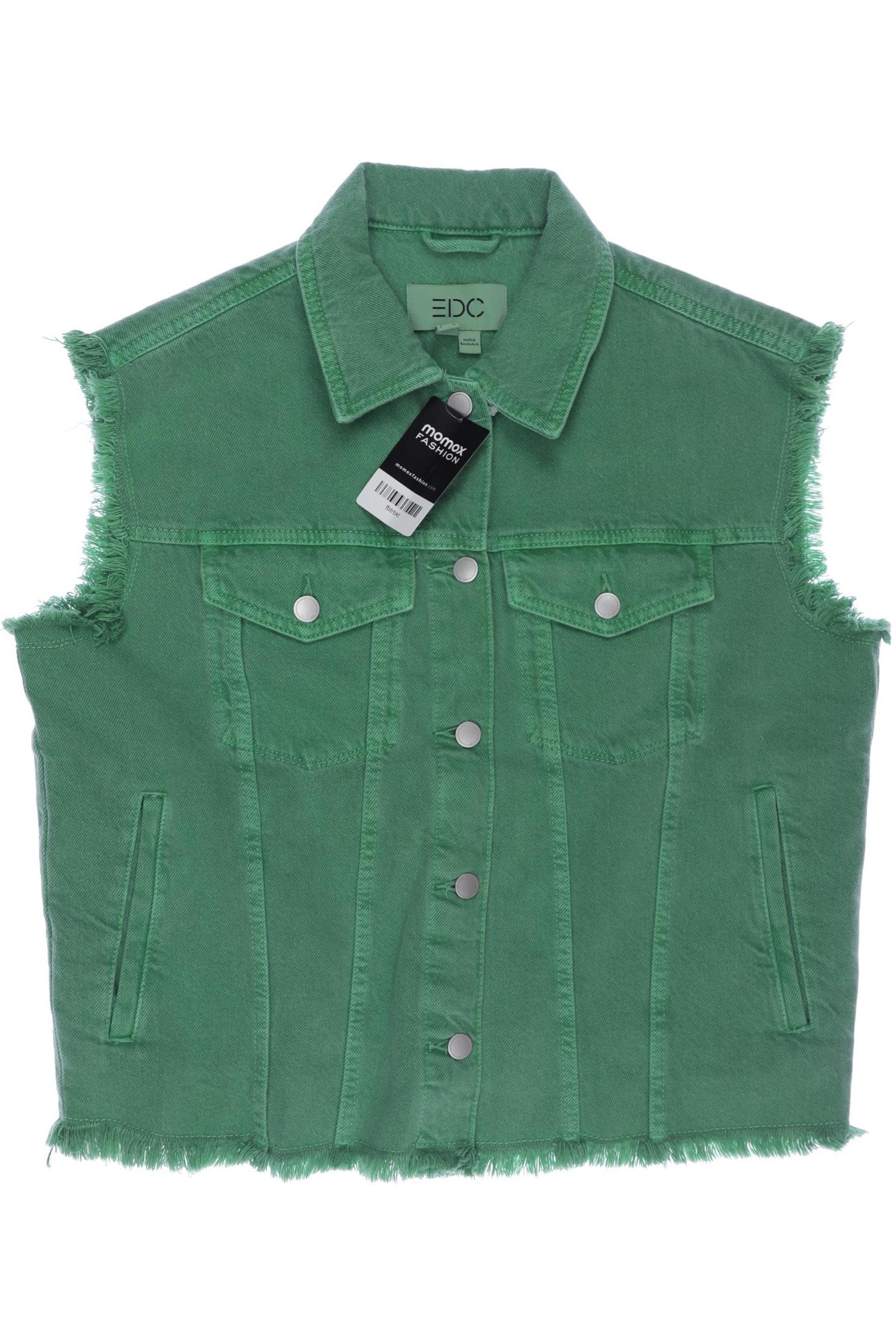 

edc by Esprit Damen Weste, grün, Gr. 42