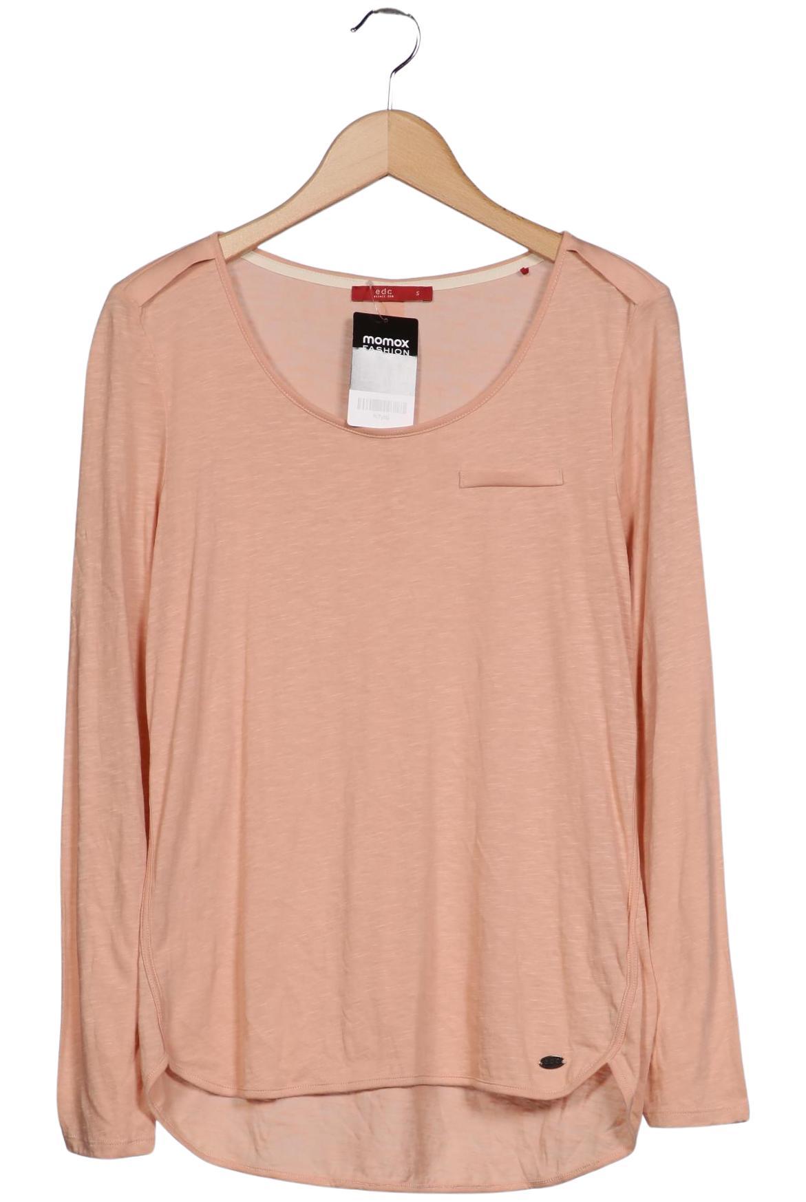 

edc by Esprit Damen Langarmshirt, pink, Gr. 36