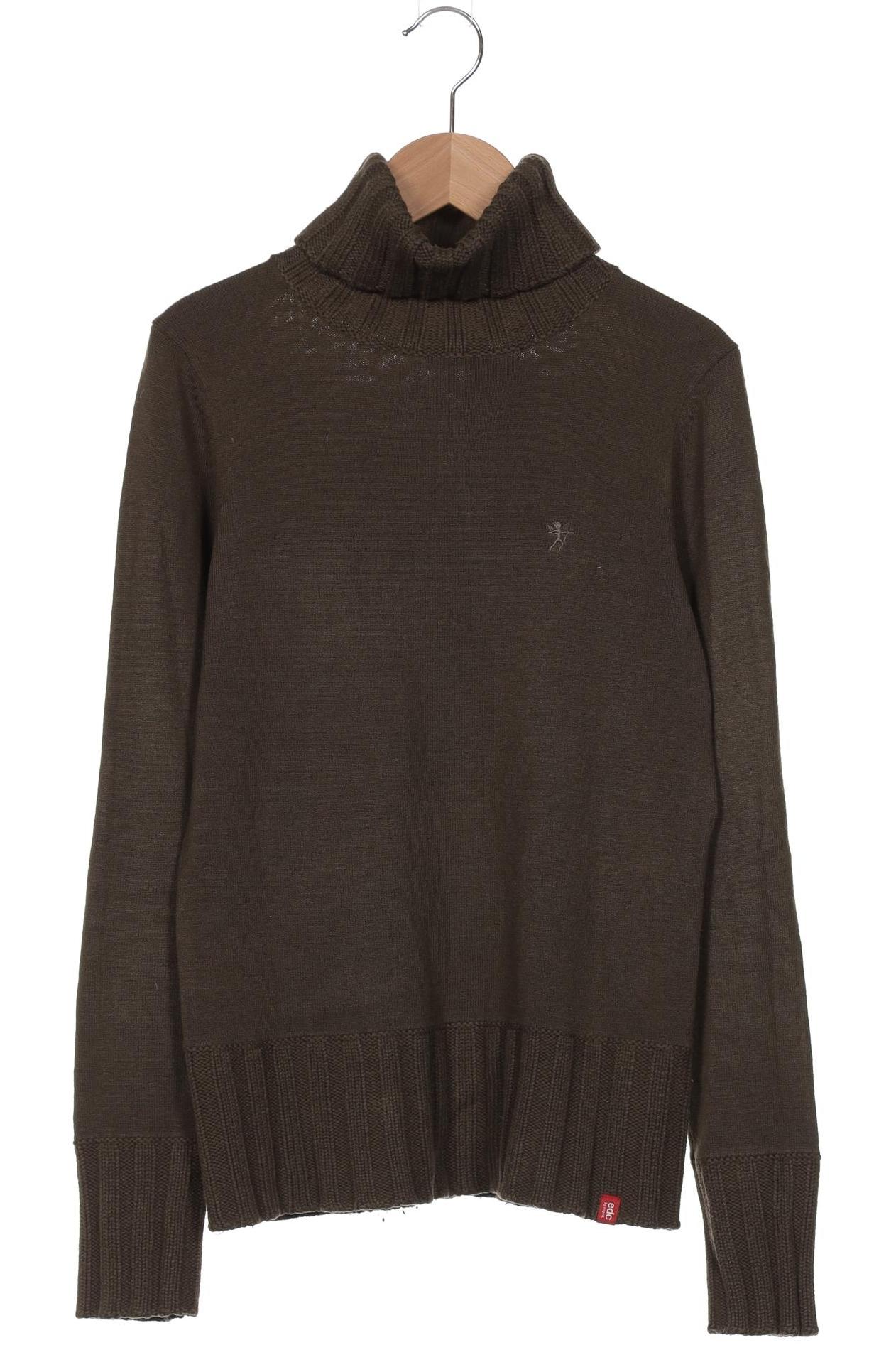 

edc by Esprit Damen Pullover, grün, Gr. 36