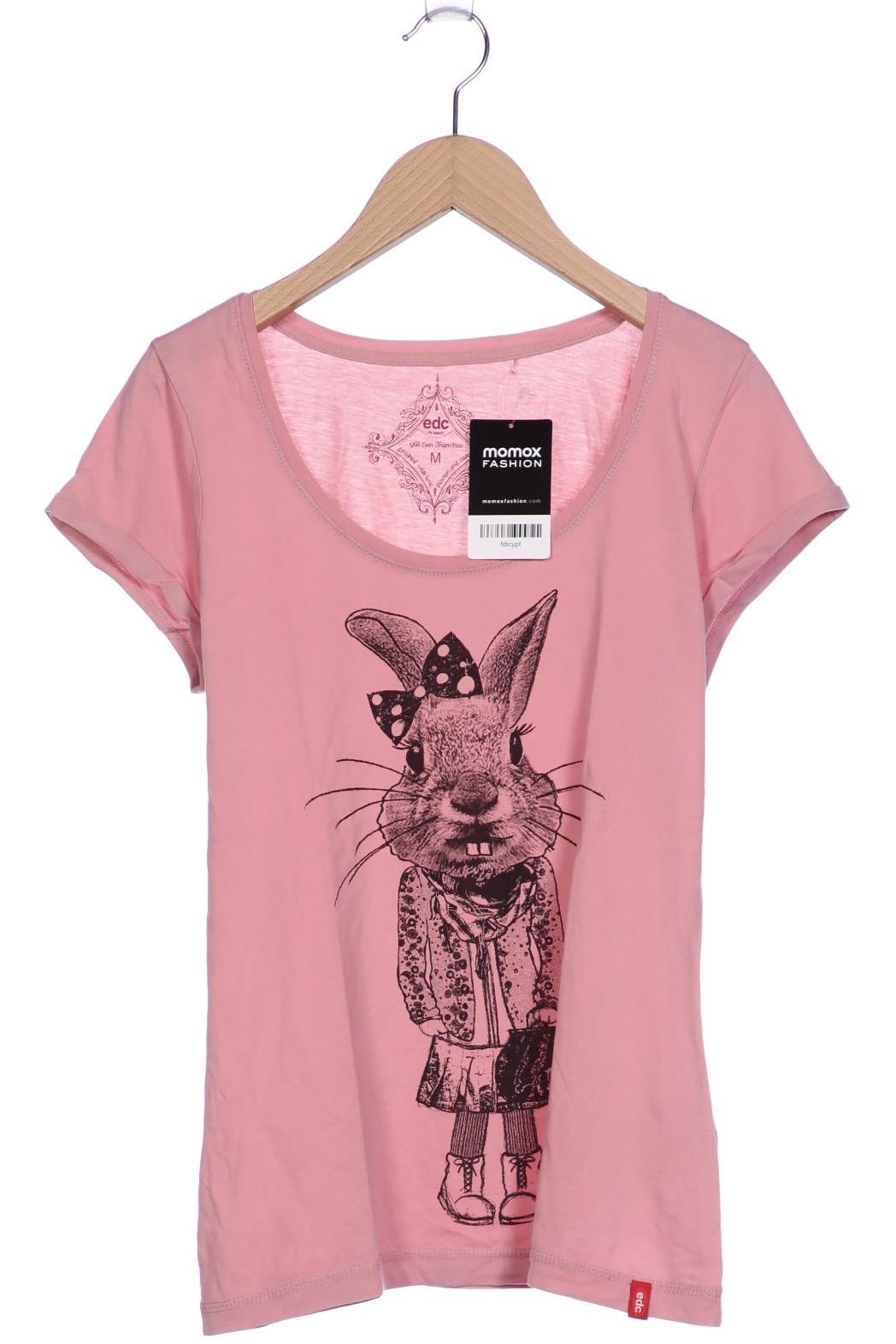 

edc by Esprit Damen T-Shirt, pink, Gr. 38