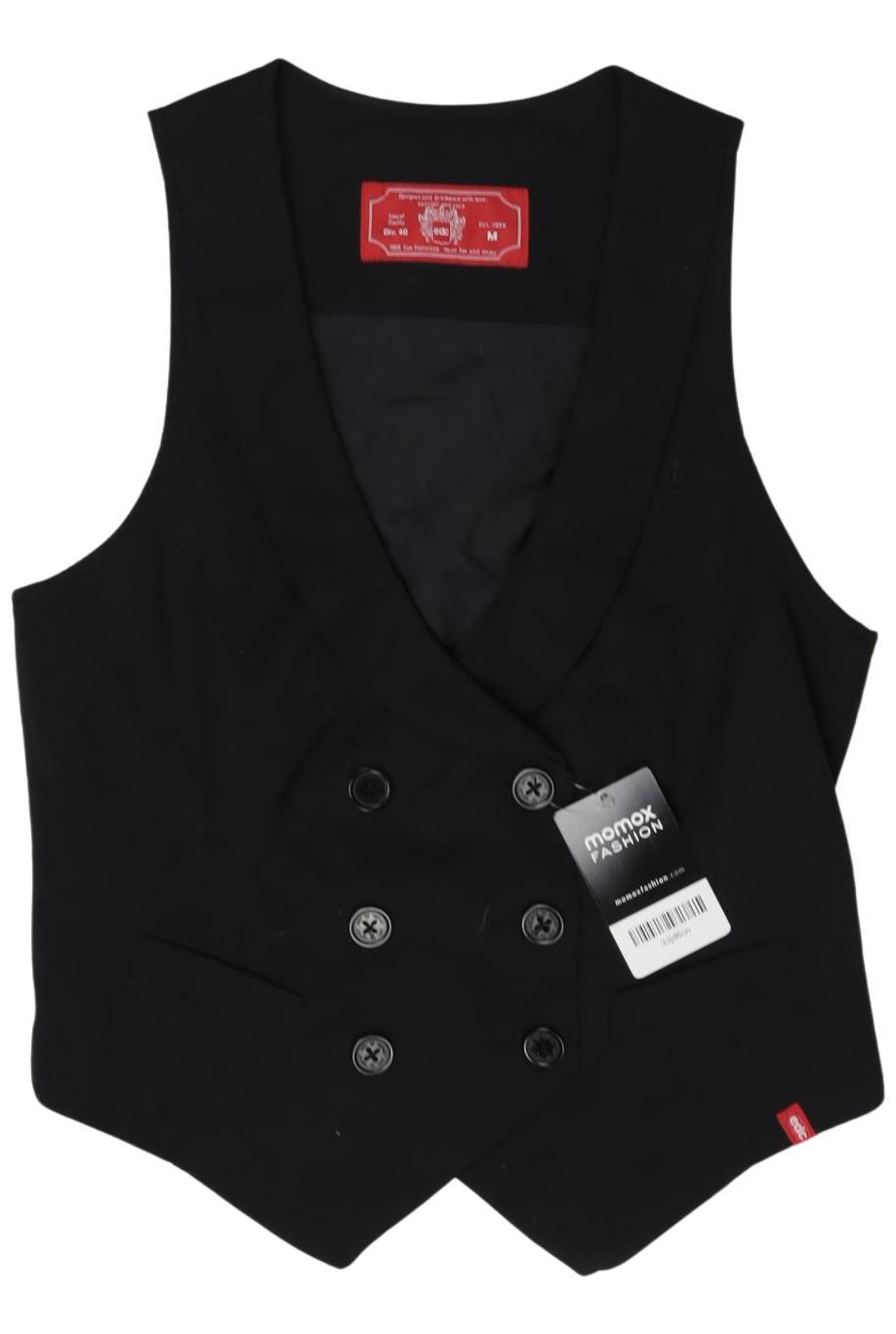 

edc by Esprit Damen Weste, schwarz, Gr. 40