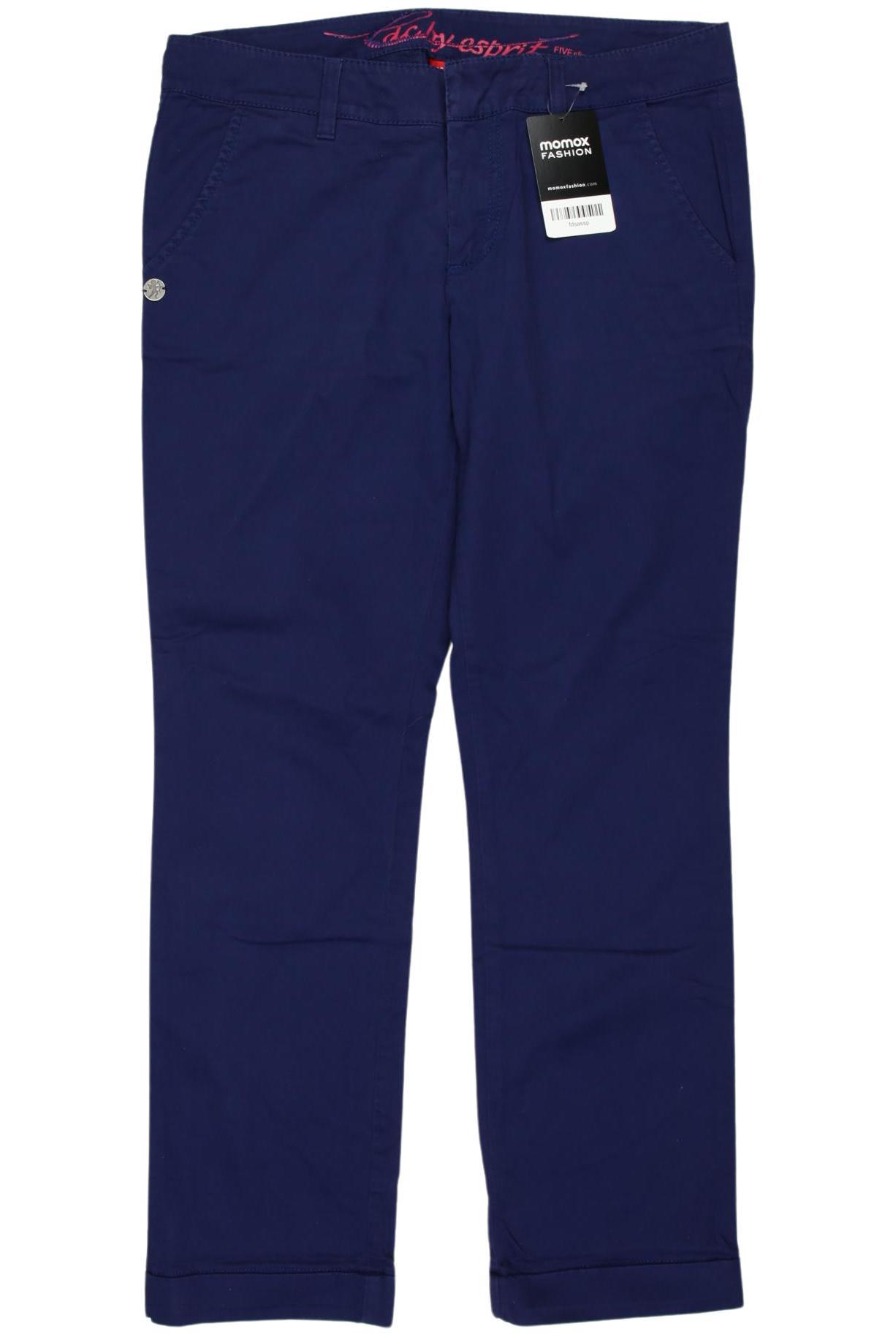 

edc by Esprit Damen Stoffhose, marineblau, Gr. 36