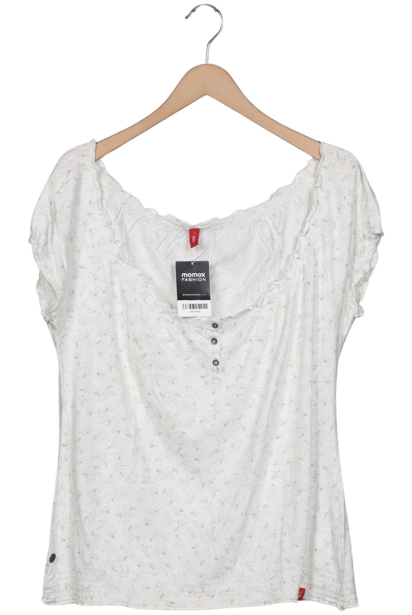 

edc by Esprit Damen T-Shirt, weiß, Gr. 42