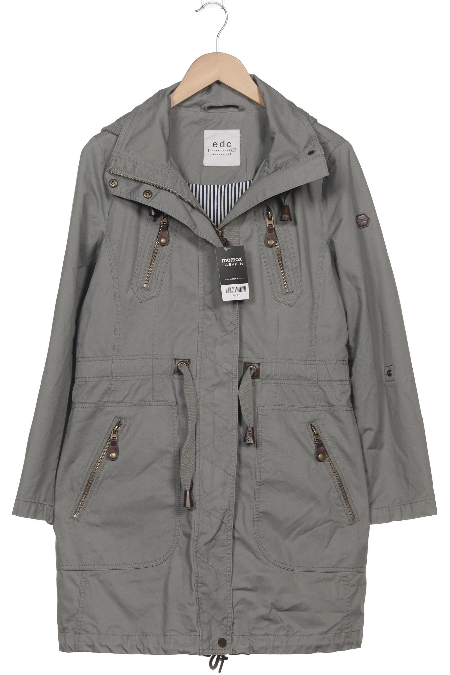 

edc by Esprit Damen Mantel, grau, Gr. 36