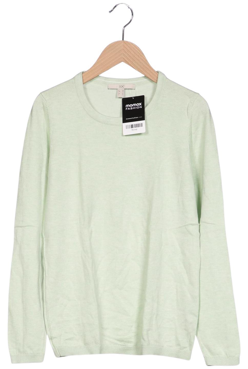 

edc by Esprit Damen Pullover, hellgrün, Gr. 38