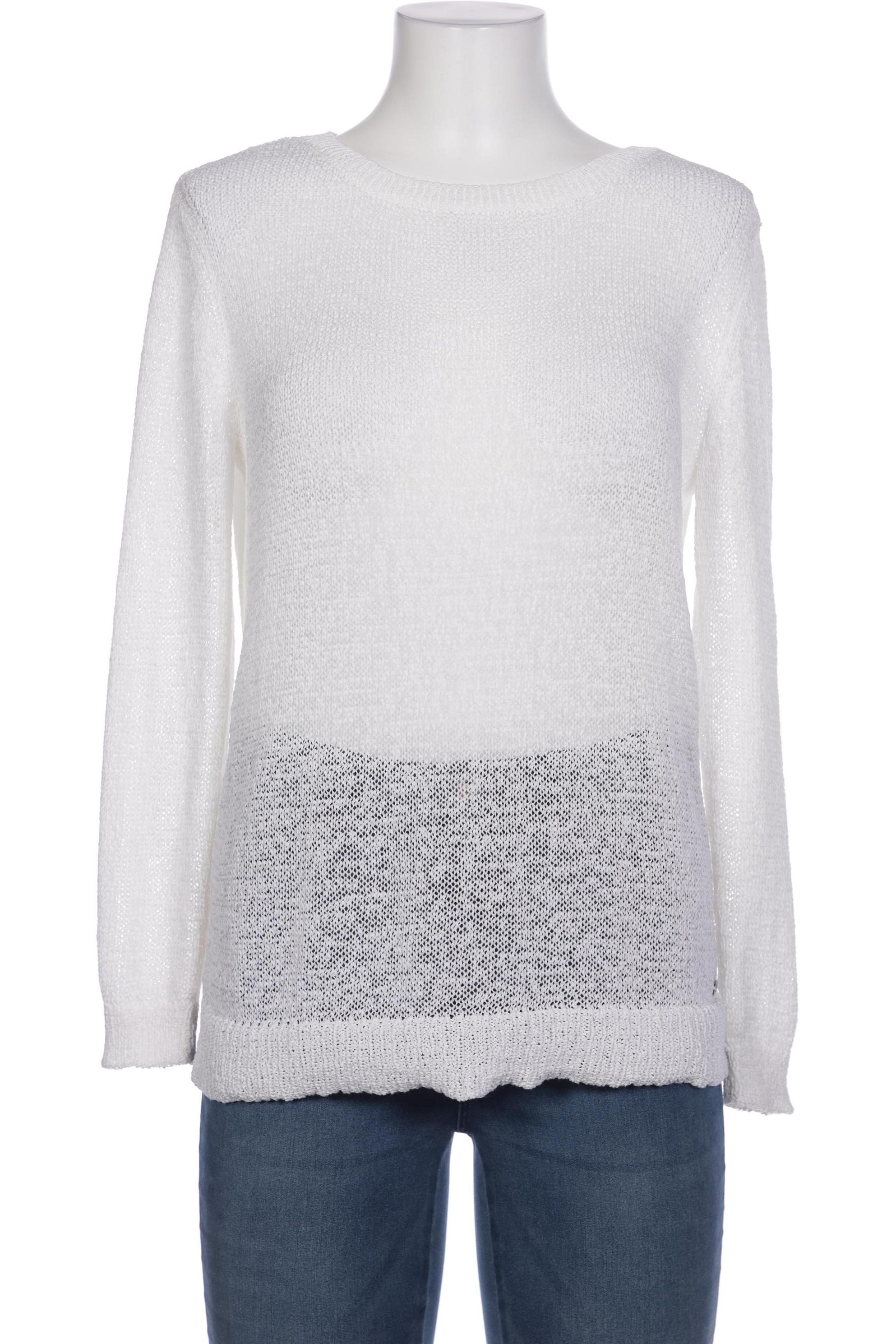 

edc by Esprit Damen Pullover, weiß, Gr. 42