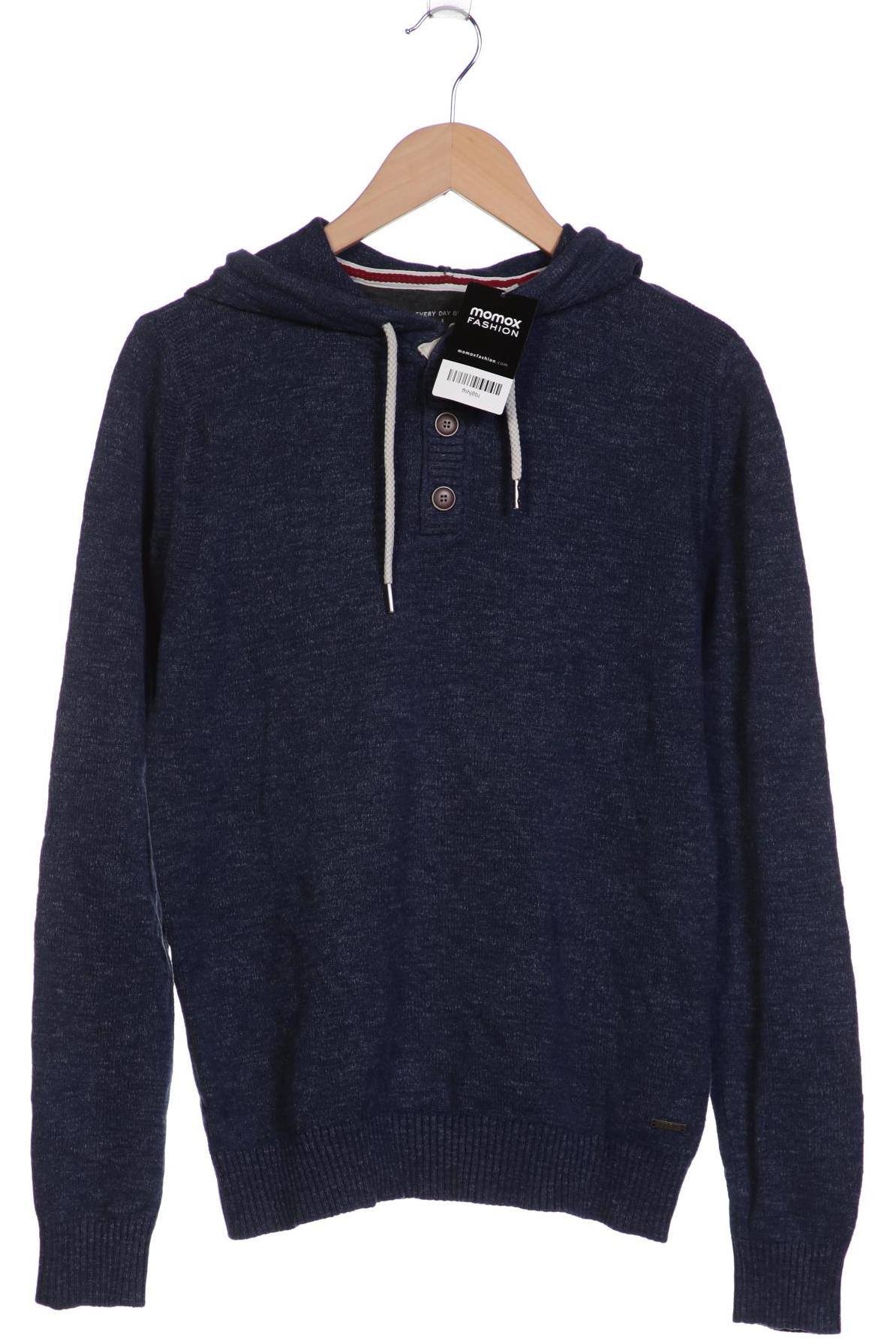 

edc by Esprit Herren Kapuzenpullover, blau, Gr. 46