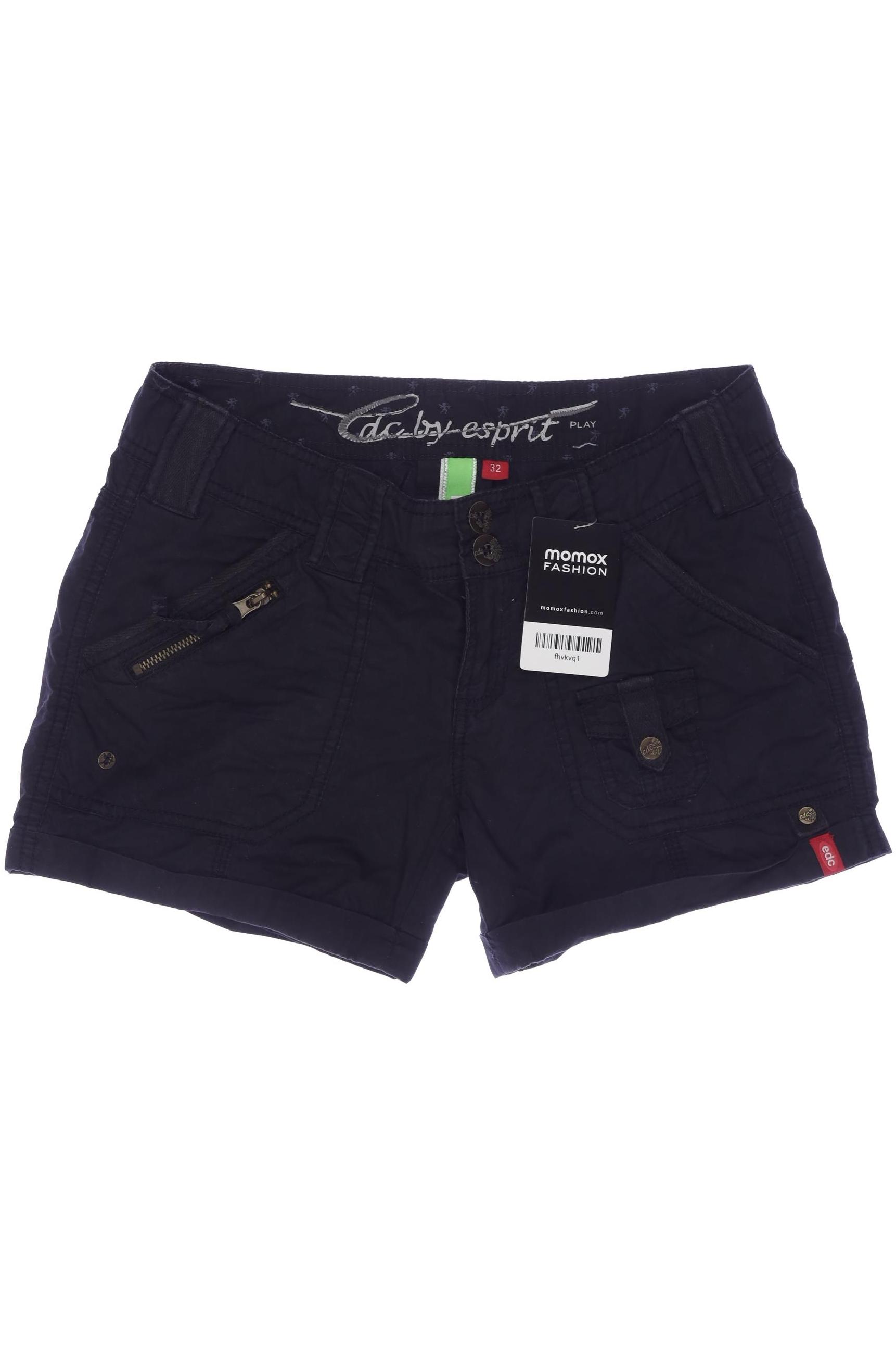 

edc by Esprit Damen Shorts, schwarz, Gr. 32