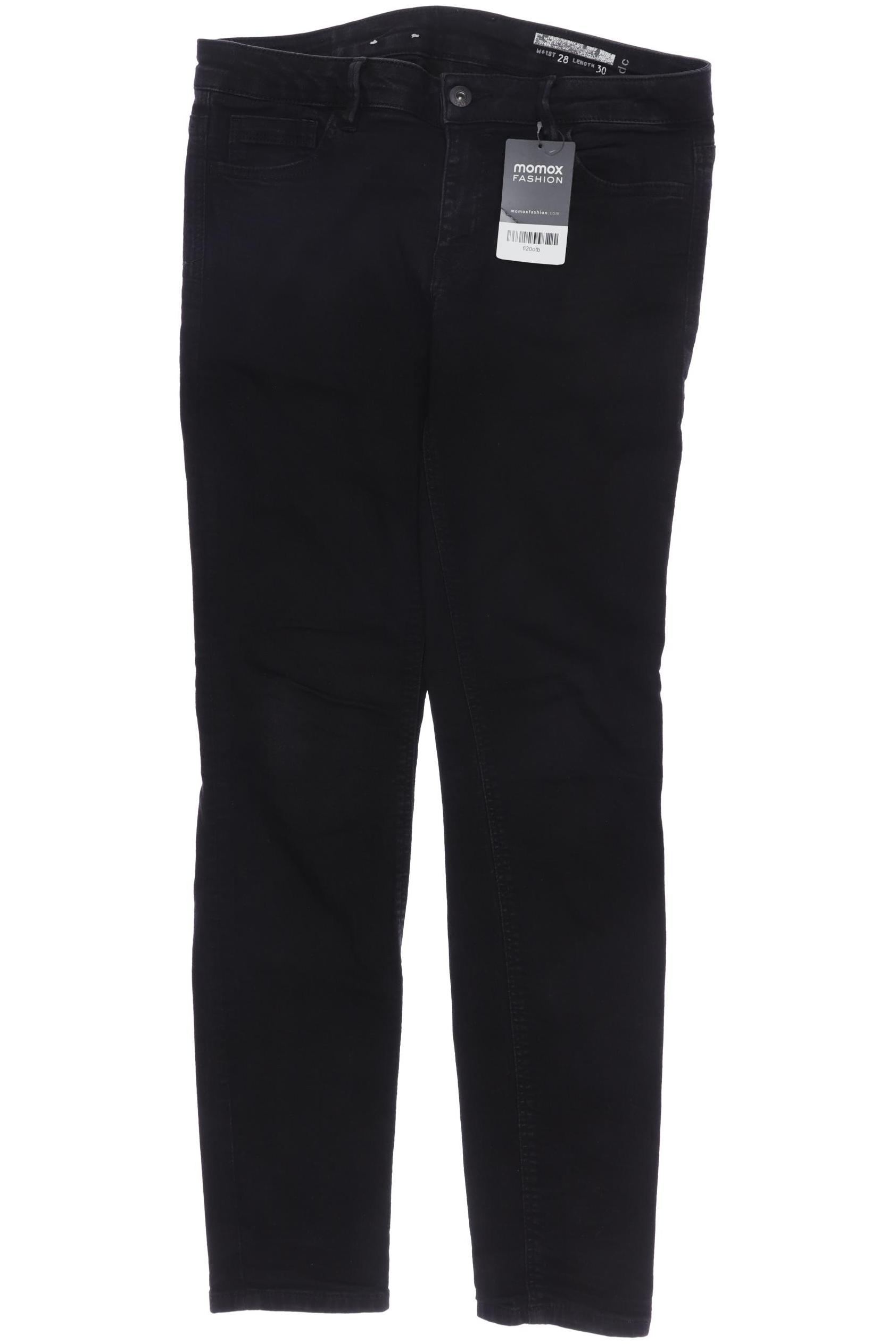 

edc by Esprit Damen Jeans, schwarz, Gr. 28