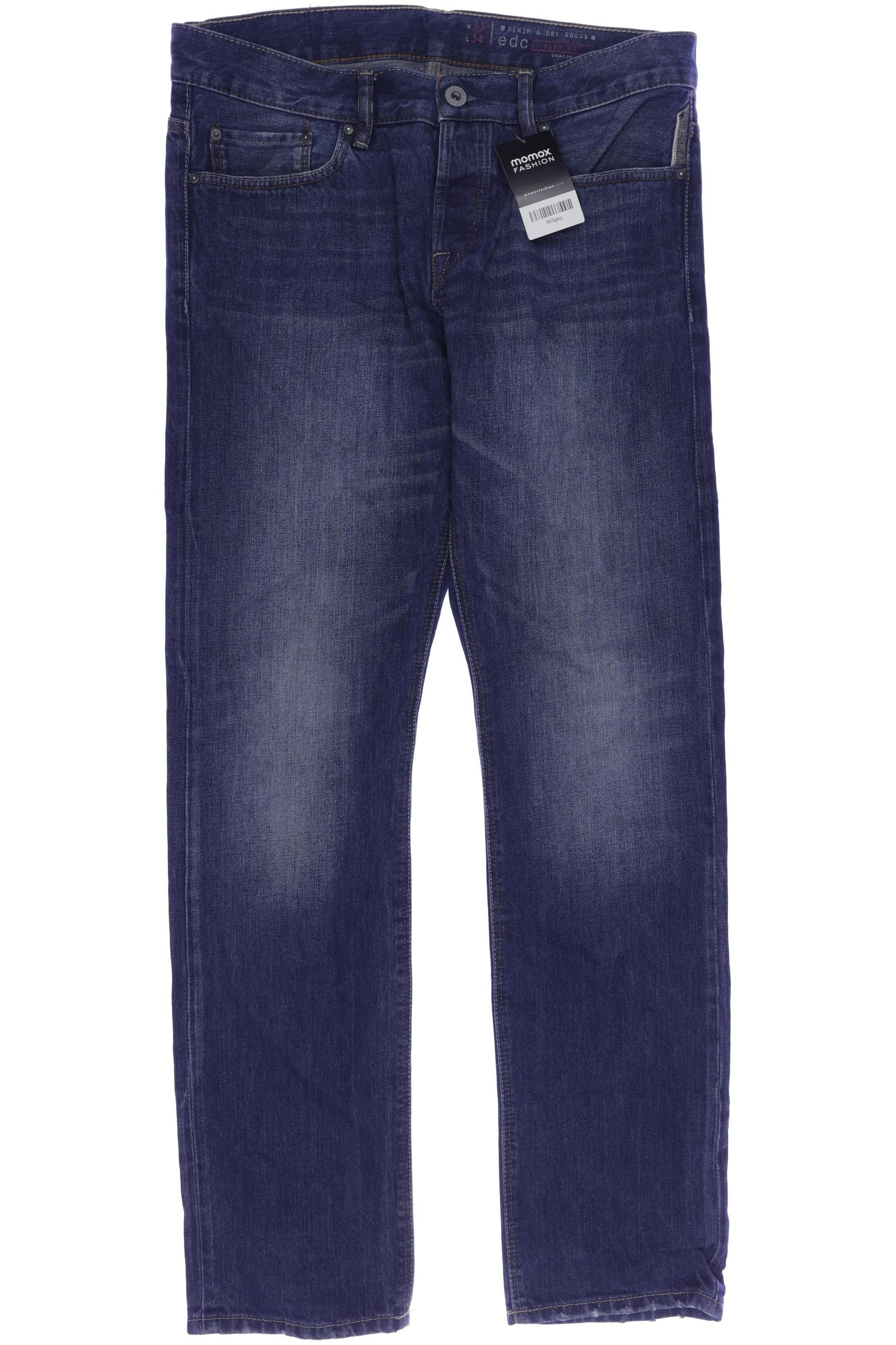 

edc by Esprit Herren Jeans, marineblau, Gr. 33