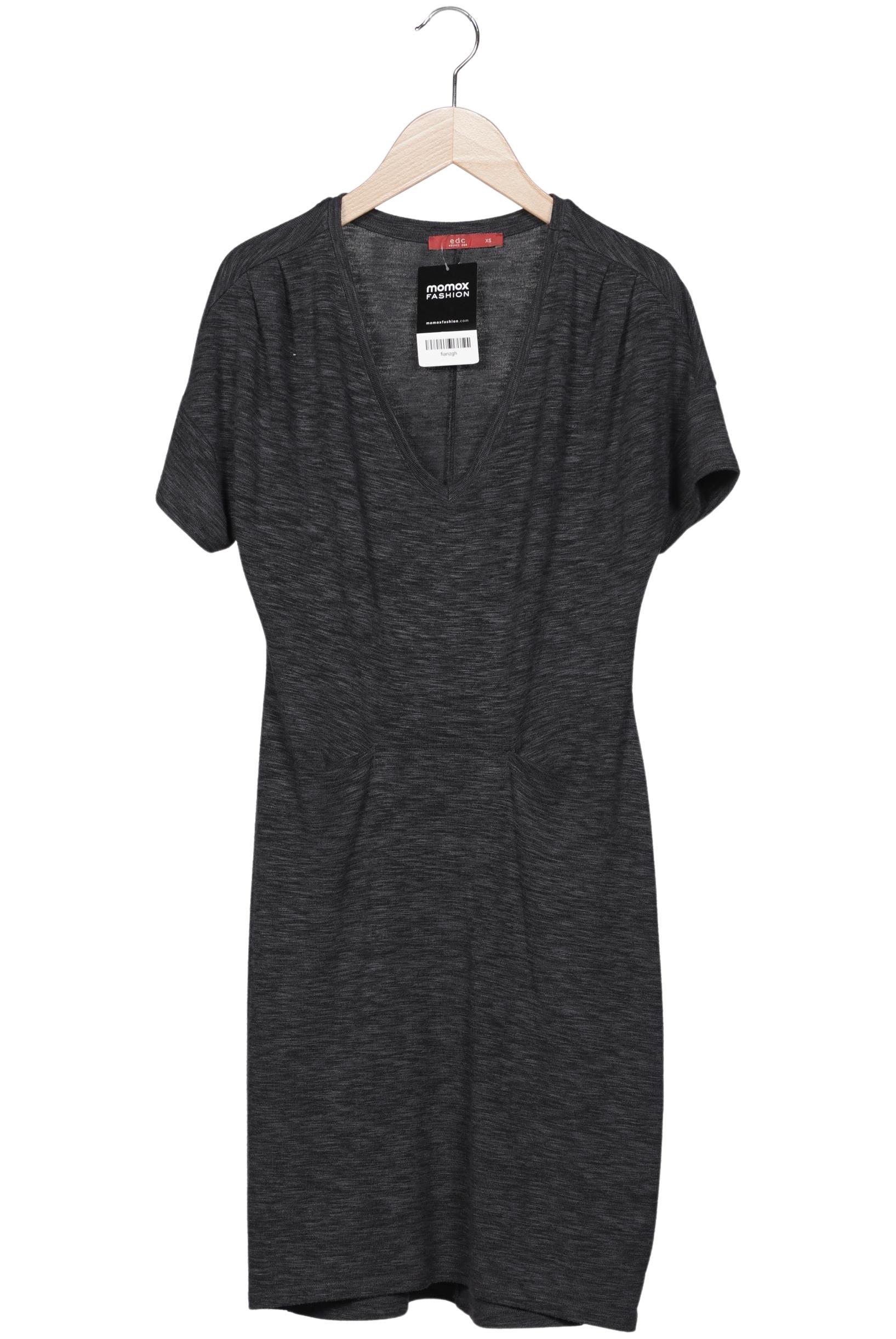 

edc by Esprit Damen Kleid, grau, Gr. 34