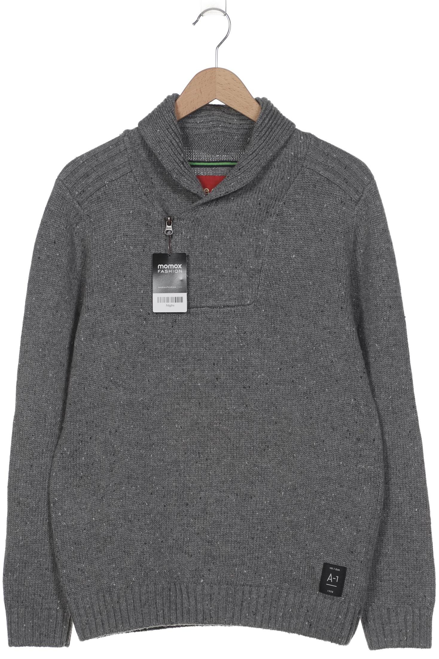 

edc by Esprit Herren Pullover, grau, Gr. 52