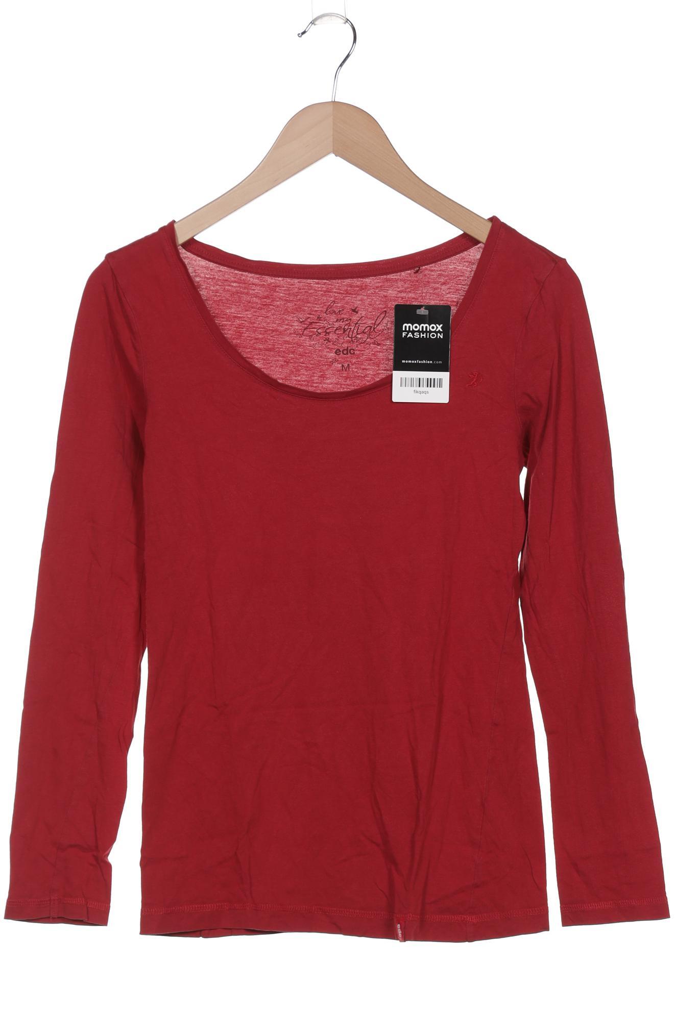 

edc by Esprit Damen Langarmshirt, rot, Gr. 38