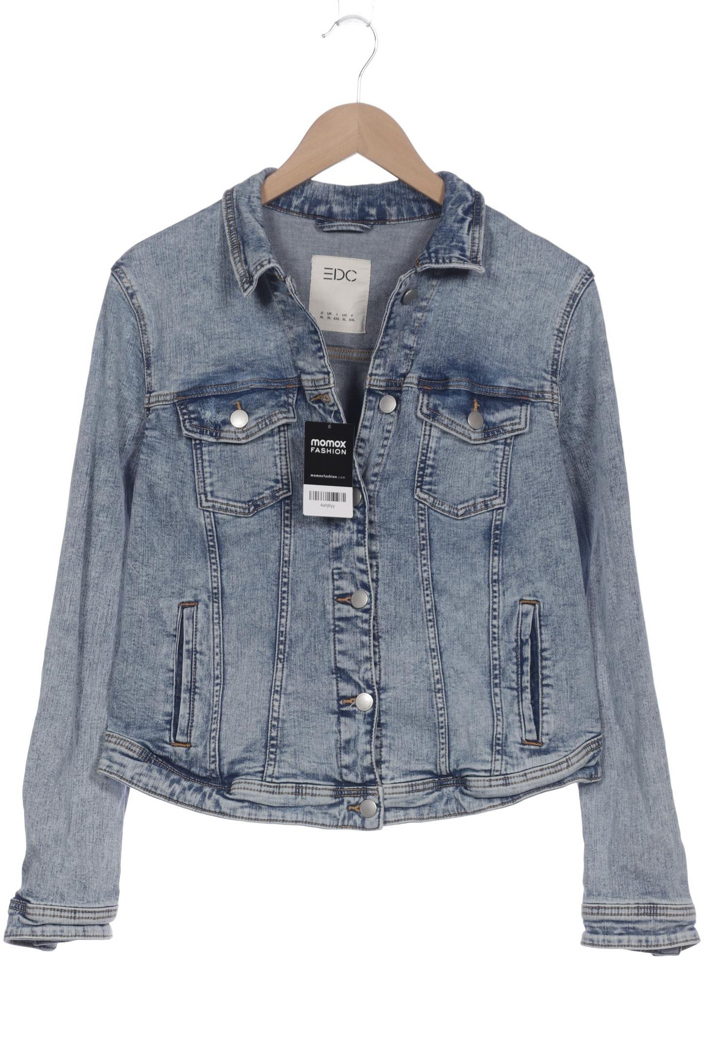 

edc by Esprit Damen Jacke, hellblau, Gr. 44