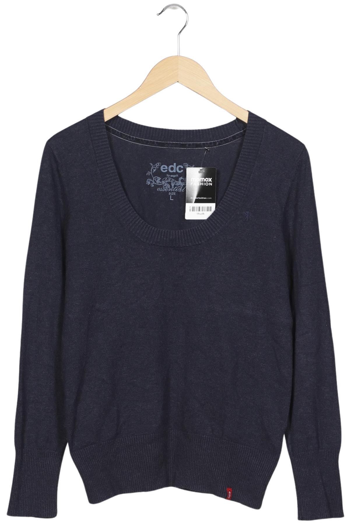

edc by Esprit Damen Pullover, marineblau, Gr. 42