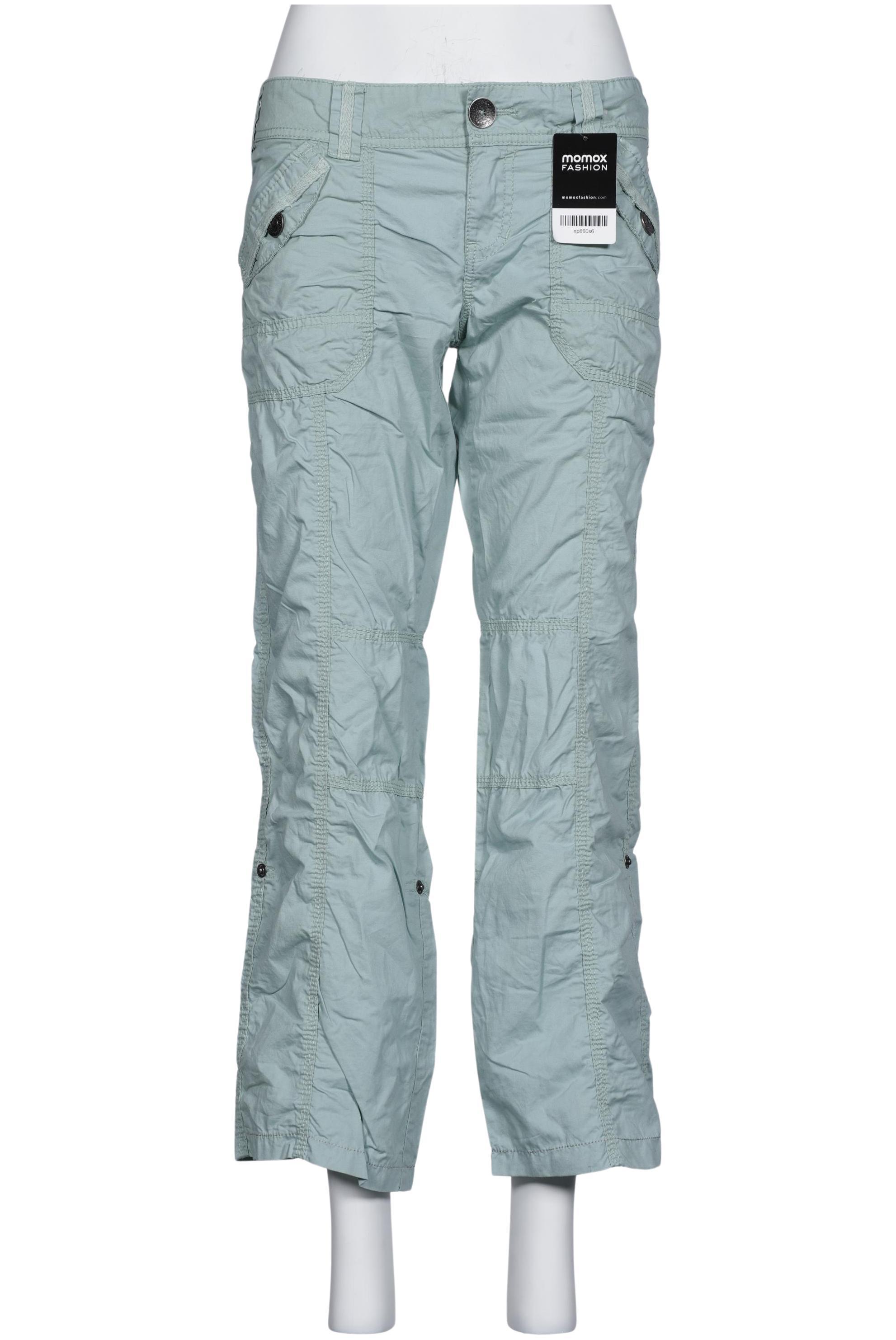 

edc by Esprit Damen Stoffhose, türkis, Gr. 40