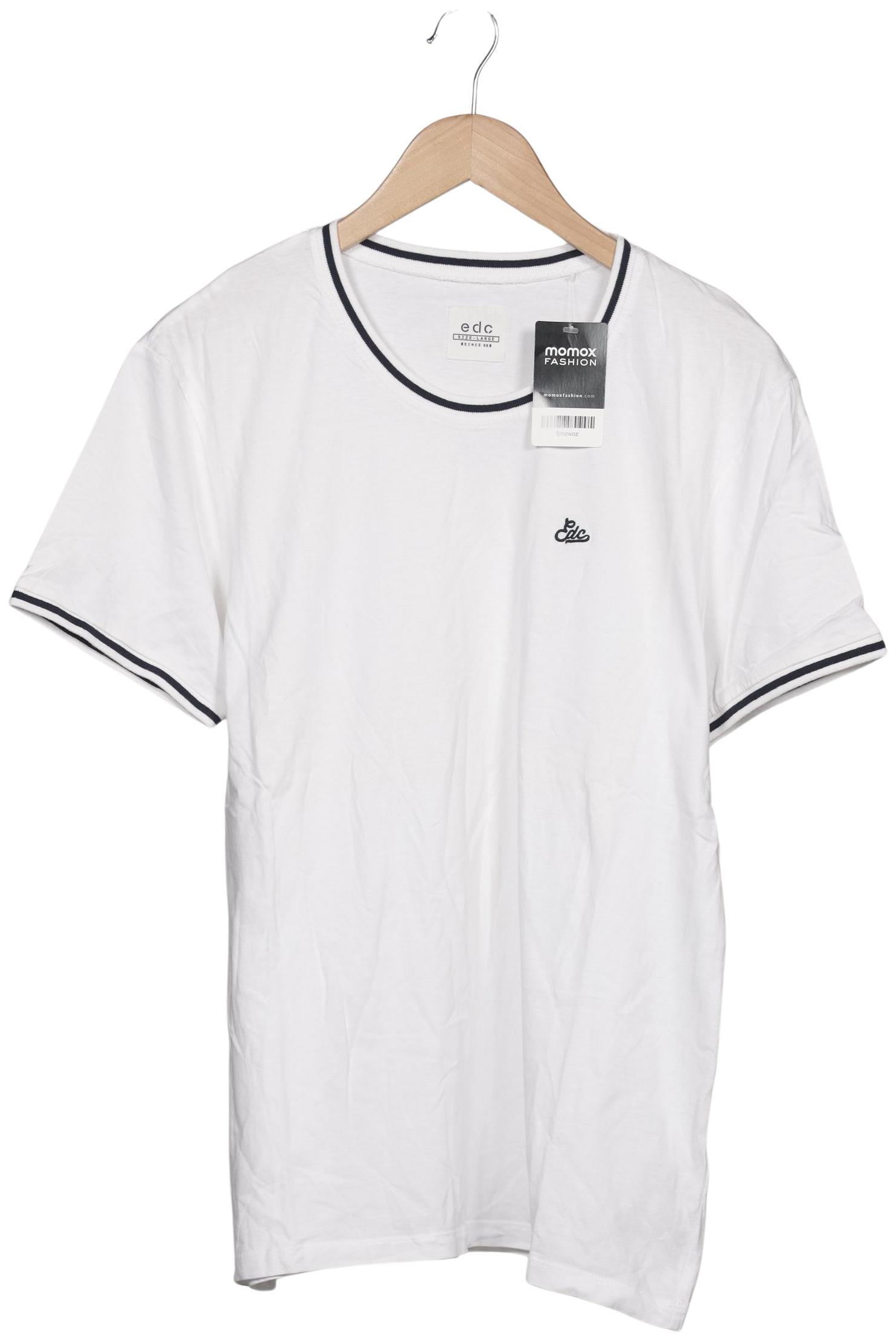 

edc by Esprit Herren T-Shirt, weiß, Gr. 52