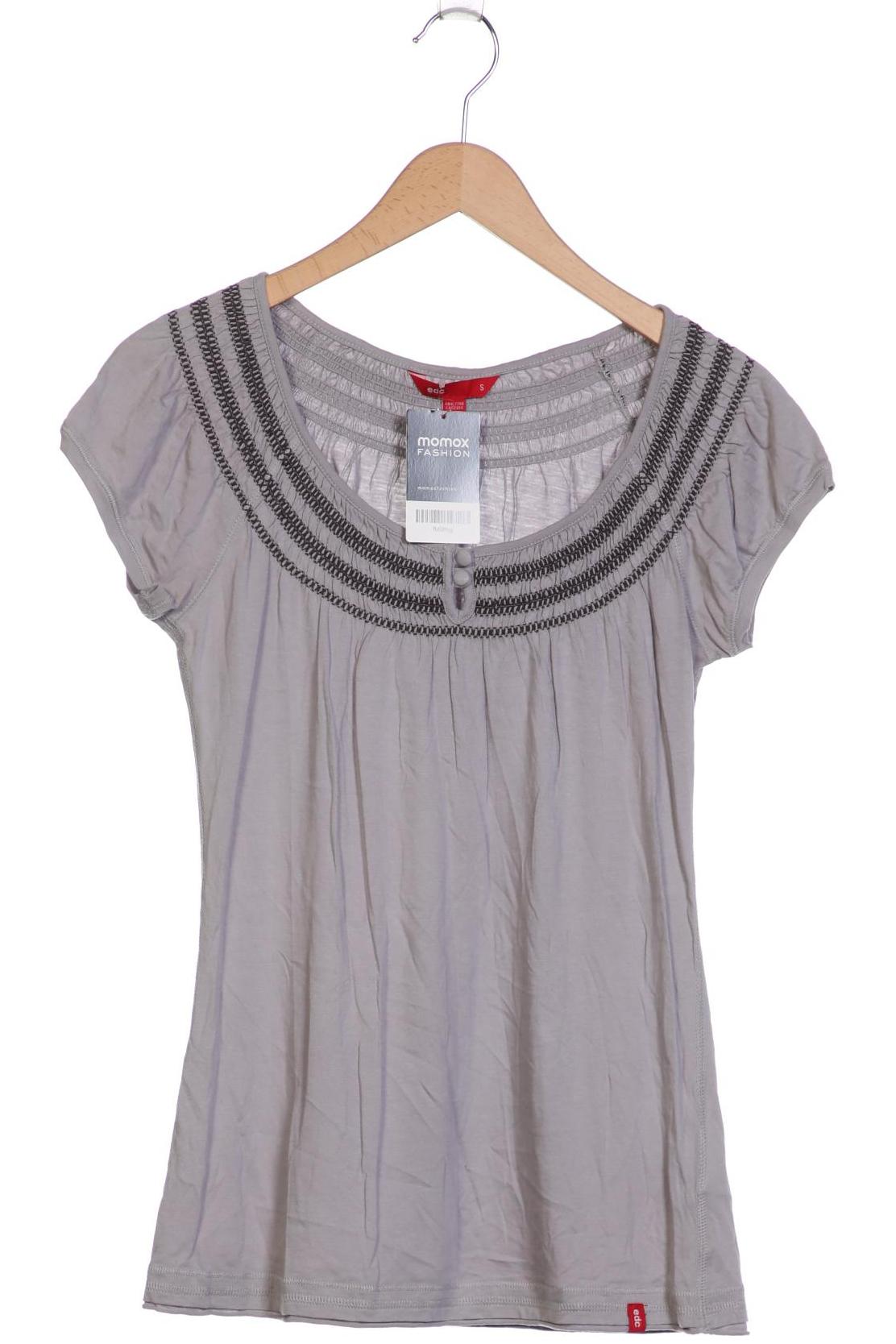 

edc by Esprit Damen T-Shirt, grau, Gr. 36