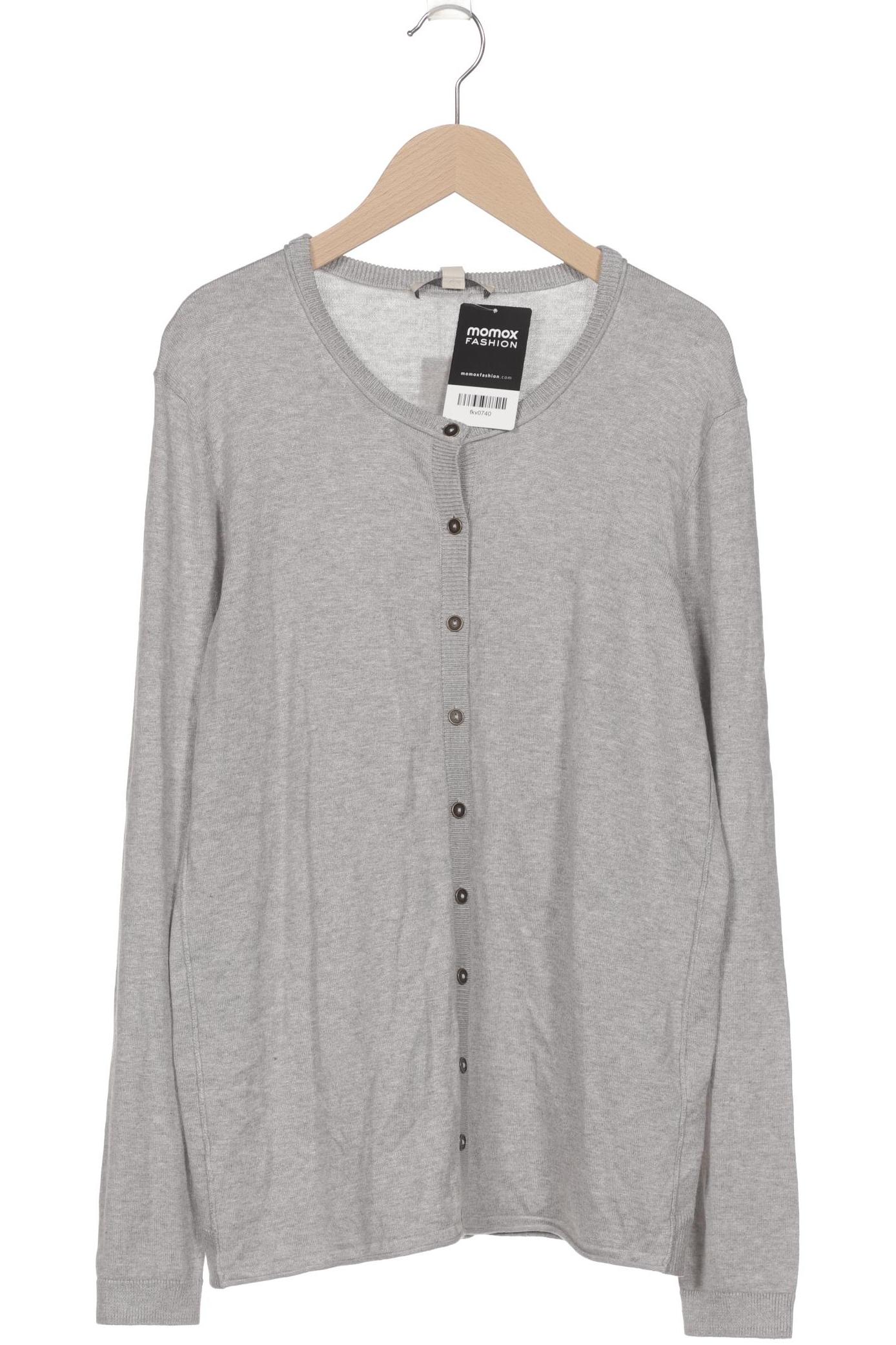 

edc by Esprit Damen Strickjacke, grau, Gr. 42