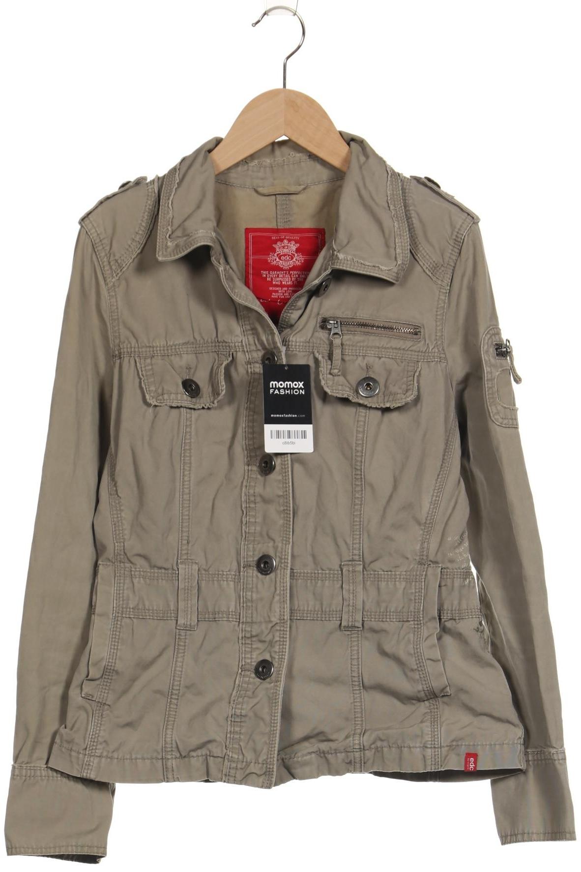 

edc by Esprit Damen Jacke, beige, Gr. 38