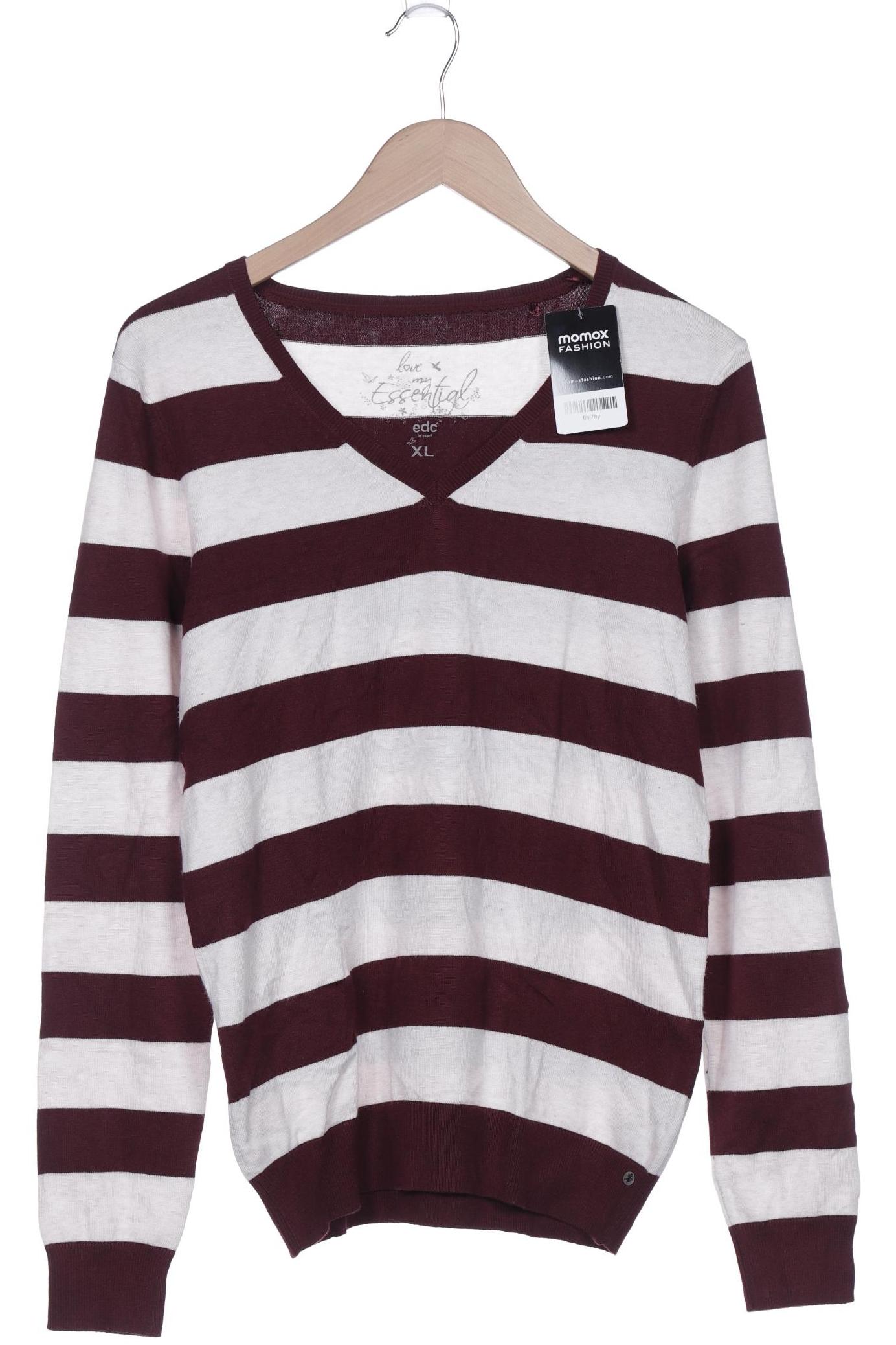 

edc by Esprit Damen Pullover, bordeaux, Gr. 44