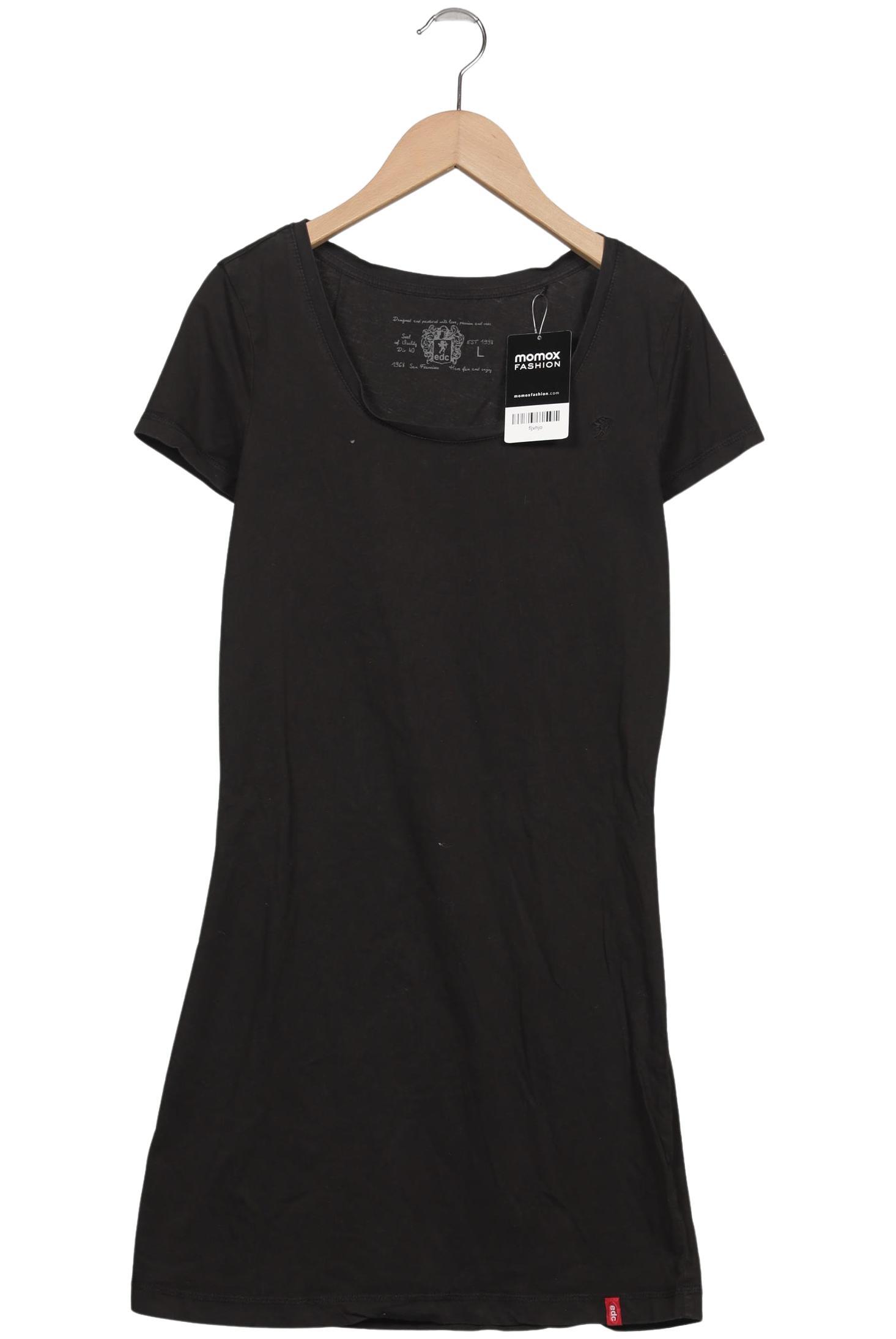 

edc by Esprit Damen T-Shirt, schwarz, Gr. 42