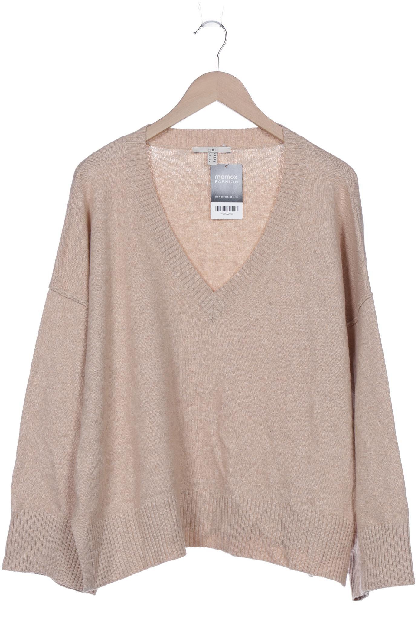 

edc by Esprit Damen Pullover, beige, Gr. 44