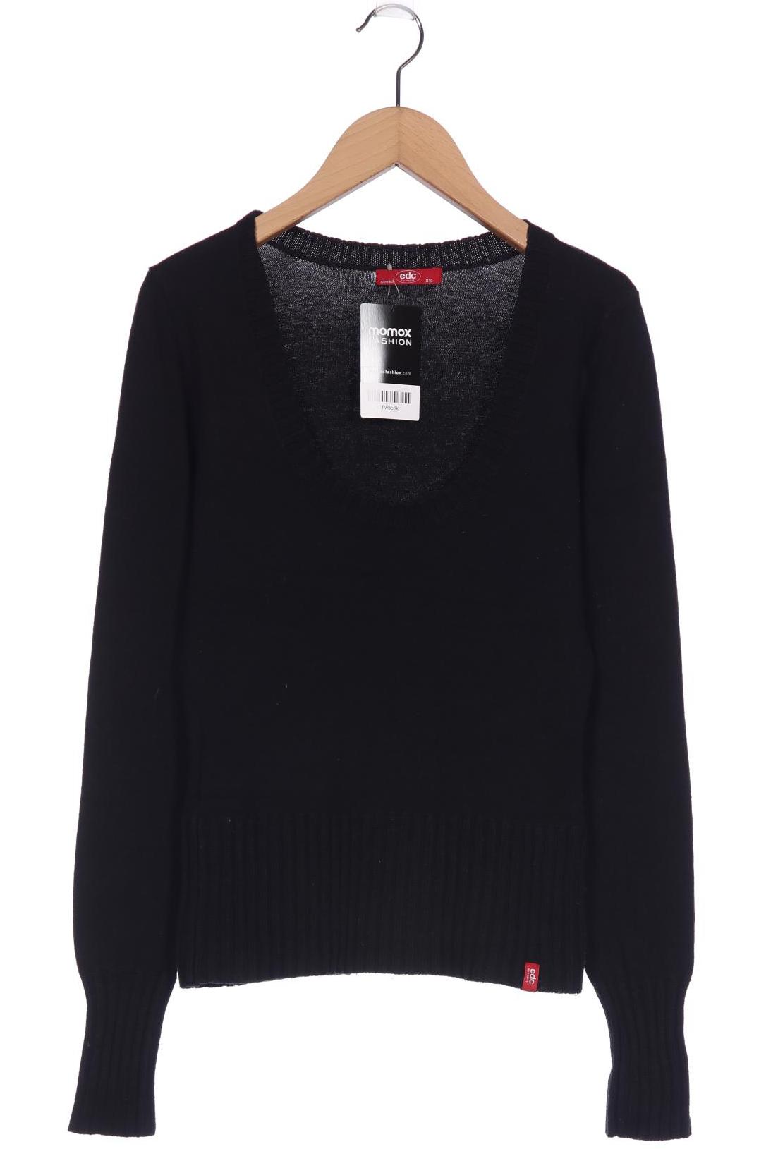 

edc by Esprit Damen Pullover, schwarz