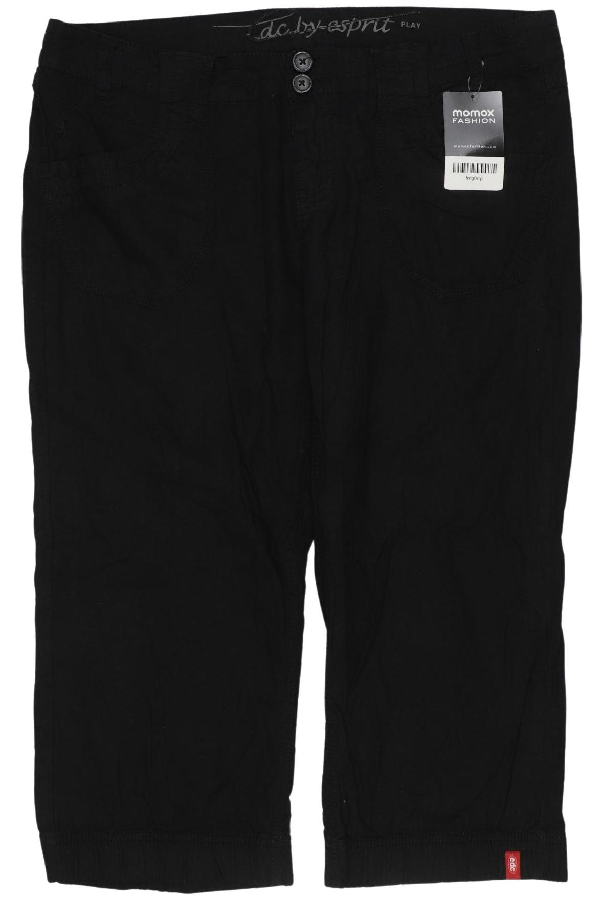 

edc by Esprit Damen Stoffhose, schwarz, Gr. 40