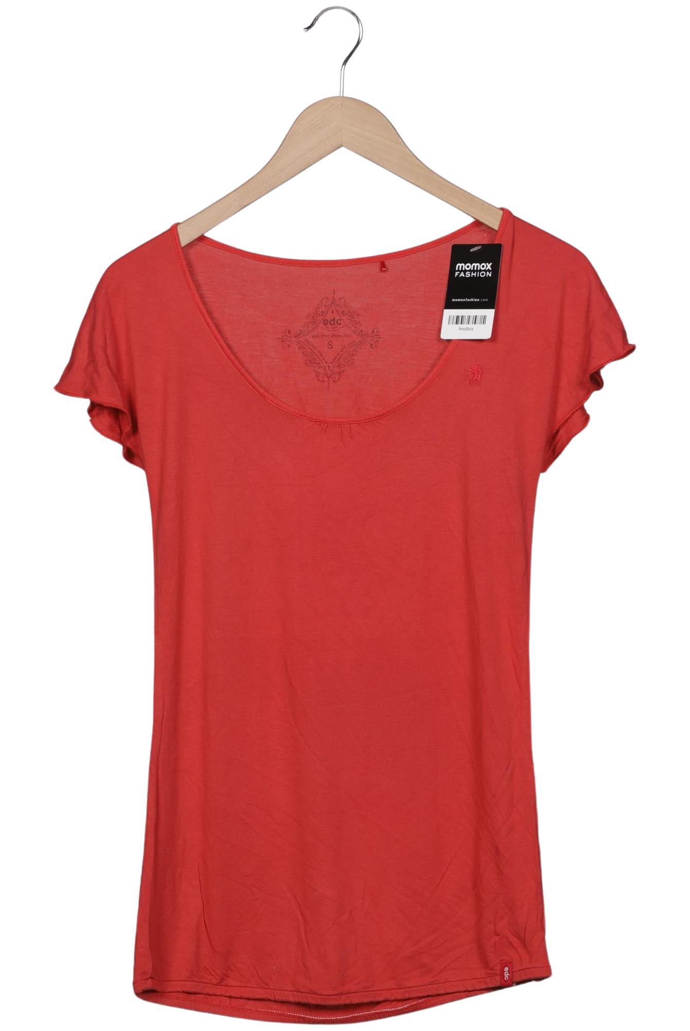 

edc by Esprit Damen T-Shirt, rot, Gr. 36