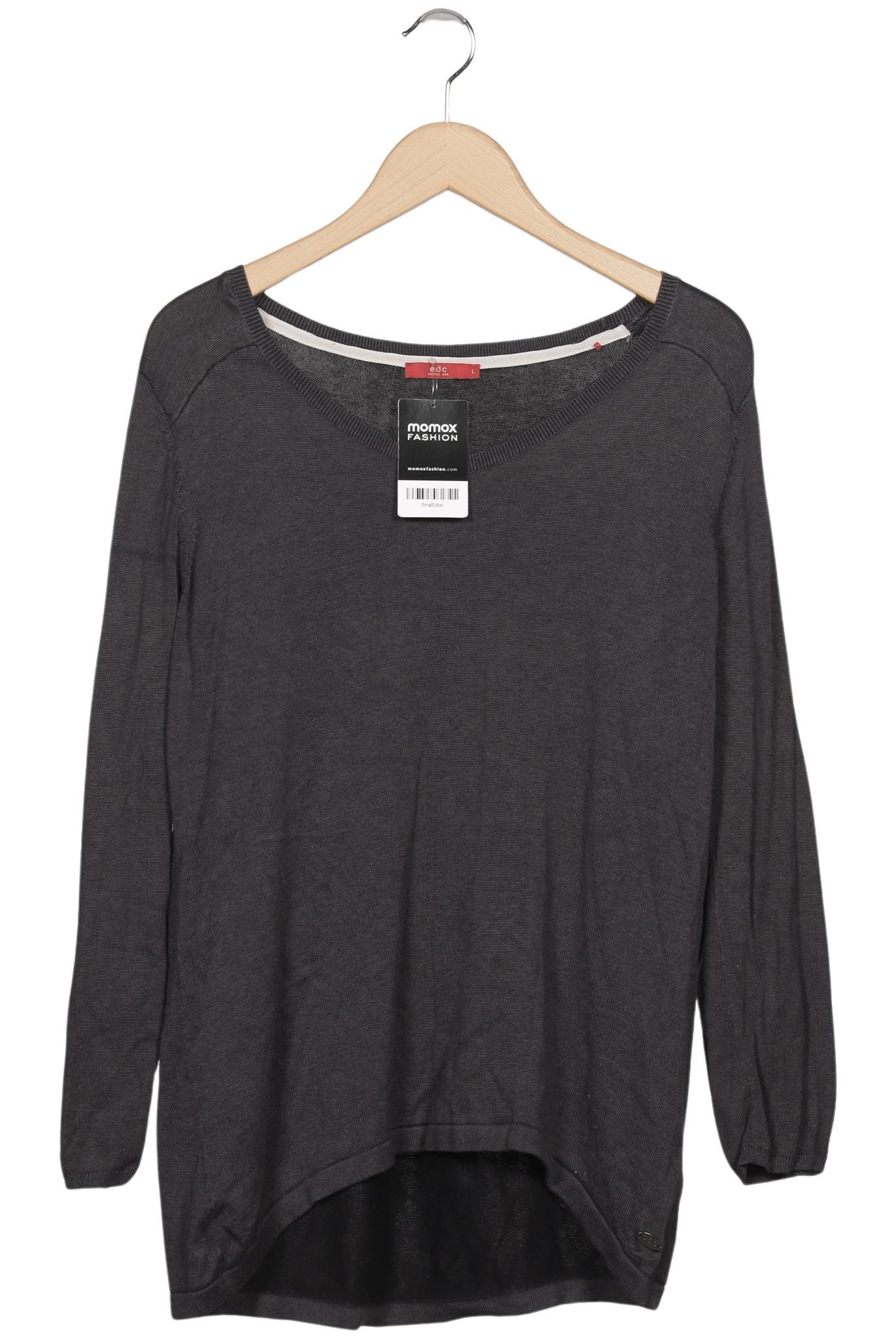 

edc by Esprit Damen Pullover, grau, Gr. 42