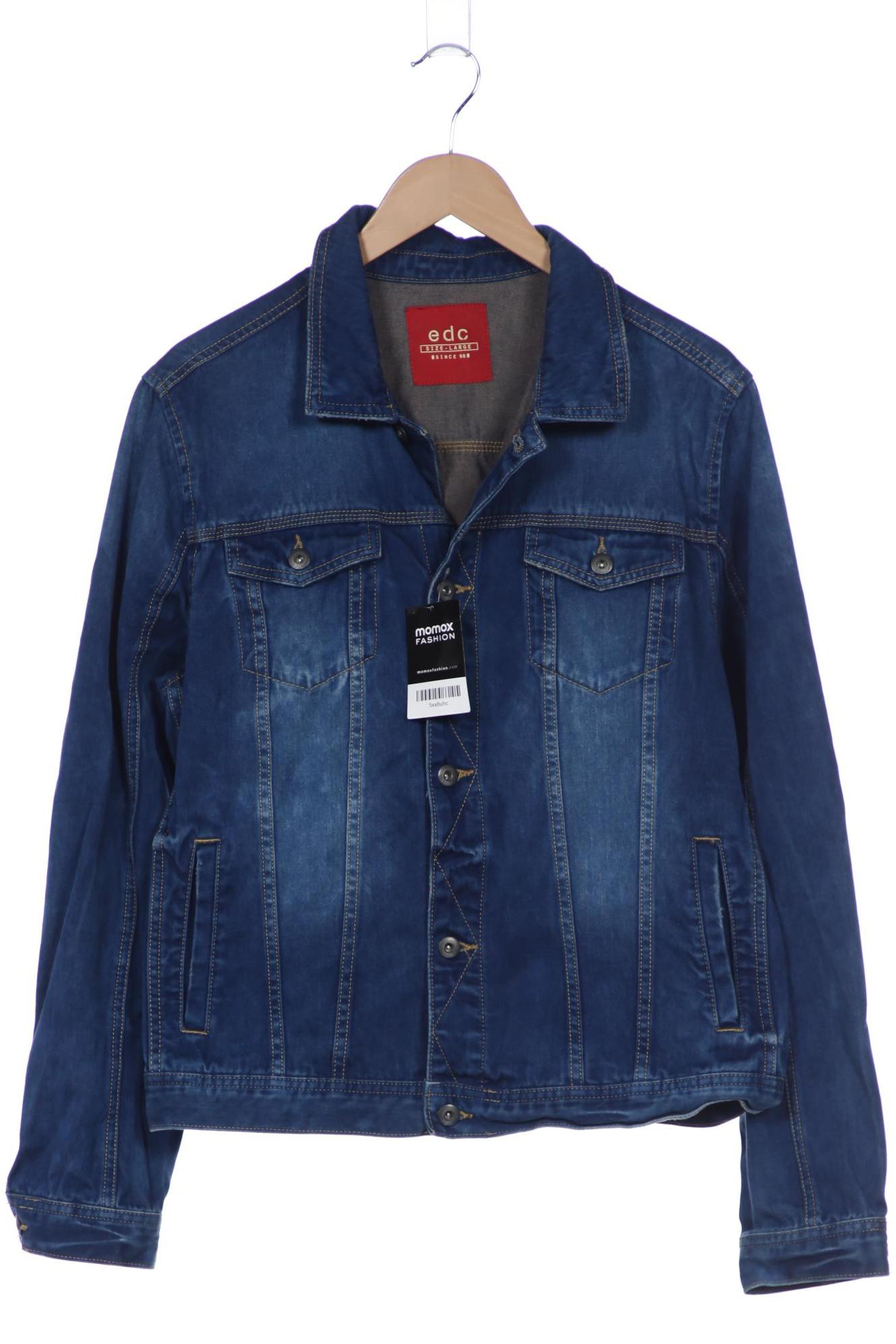 

edc by Esprit Herren Jacke, blau, Gr. 52