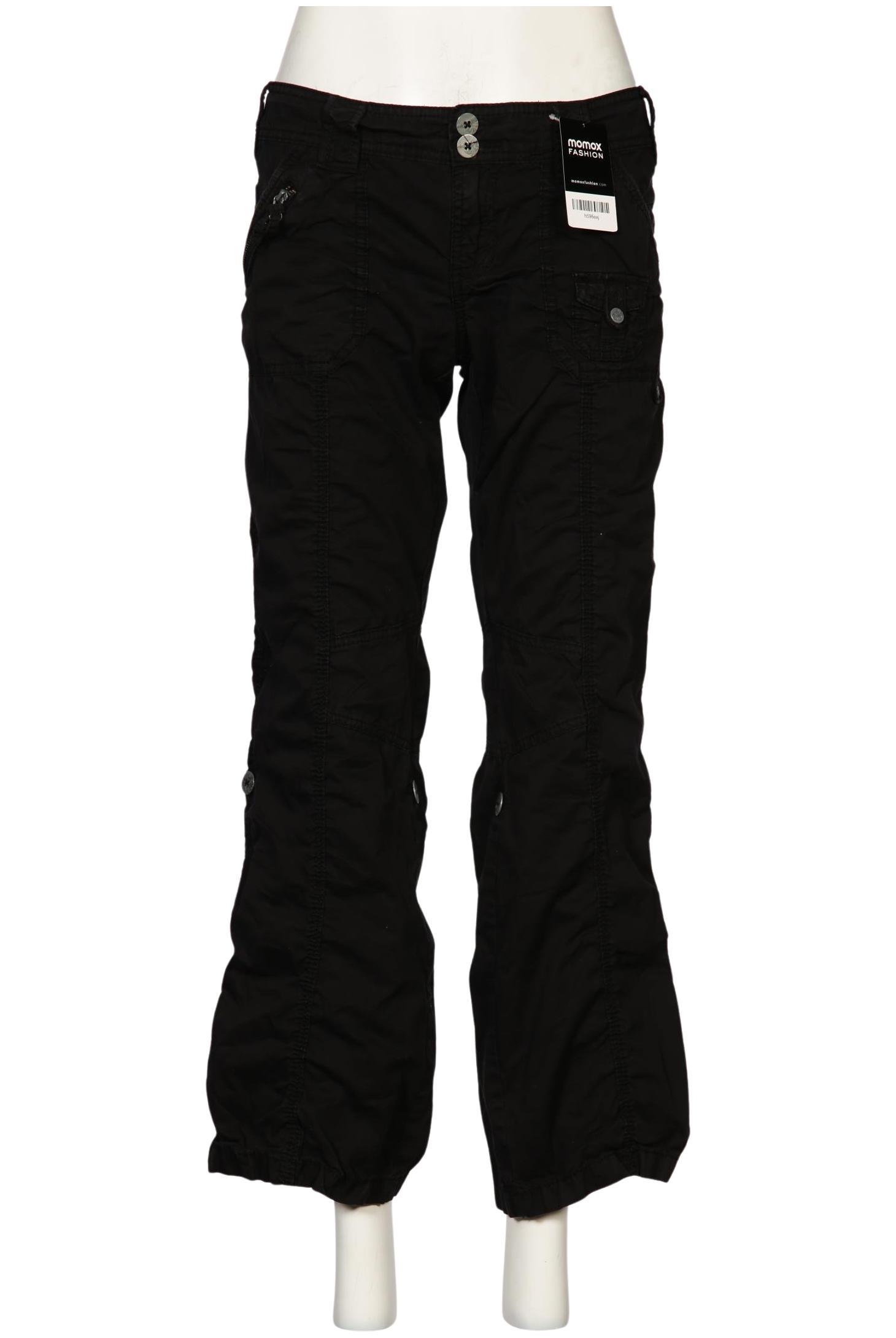 

edc by Esprit Damen Stoffhose, schwarz, Gr. 40