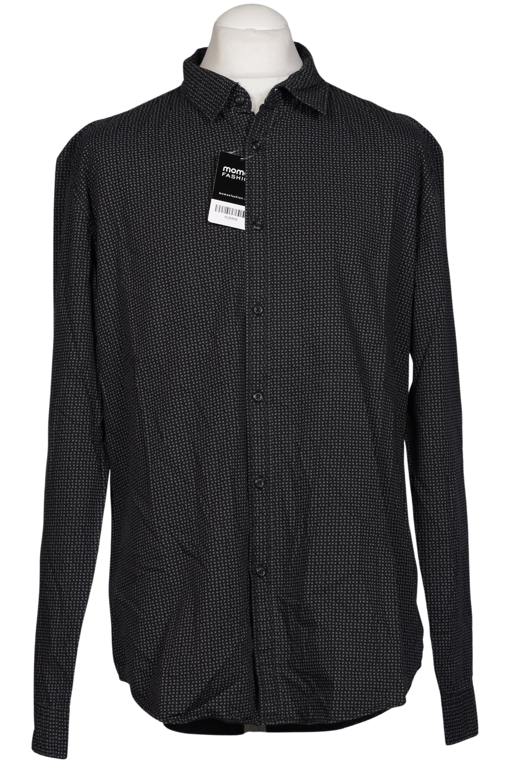 

edc by Esprit Herren Hemd, schwarz, Gr. 54