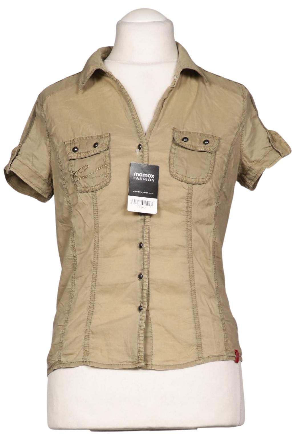 

edc by Esprit Damen Bluse, beige, Gr. 38