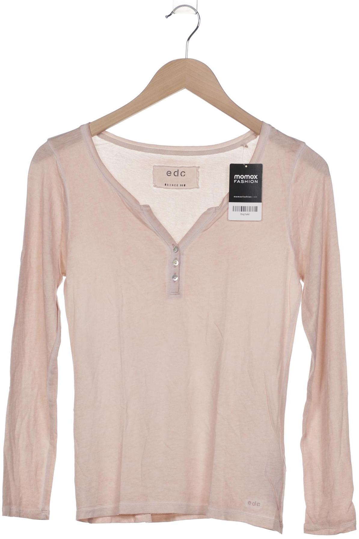 

edc by Esprit Damen Langarmshirt, beige, Gr. 36