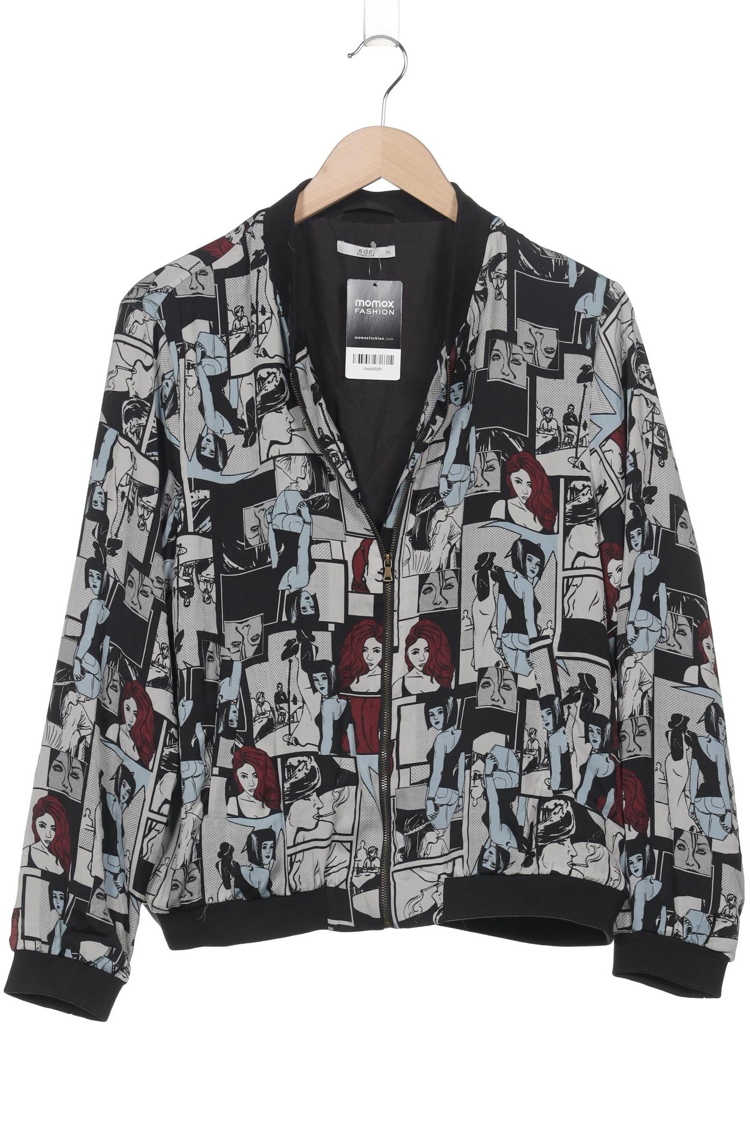 

edc by Esprit Damen Jacke, grau, Gr. 44