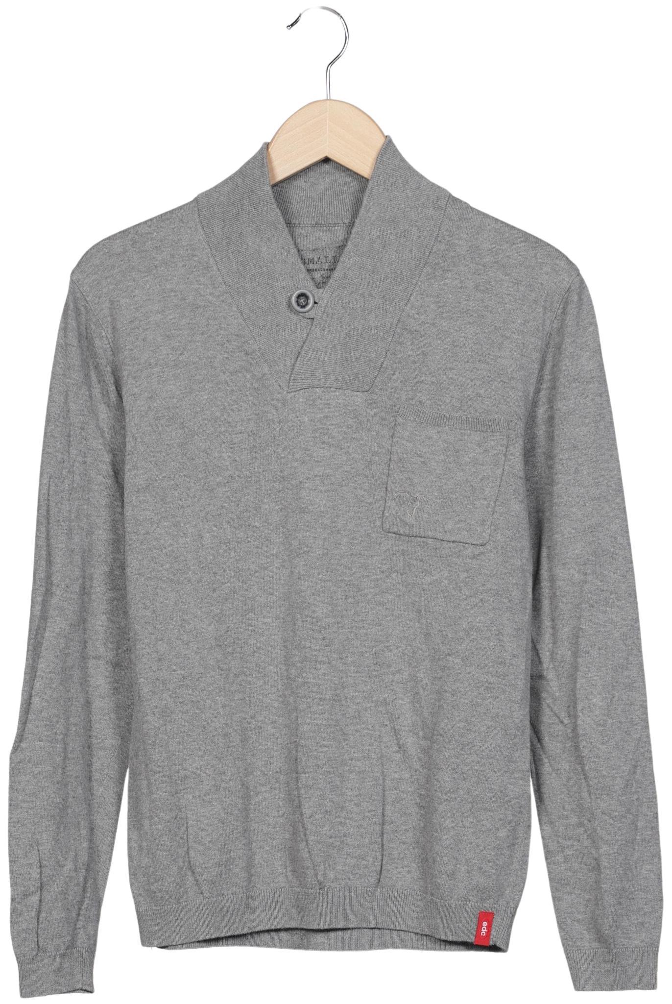 

edc by Esprit Herren Pullover, grau, Gr. 46