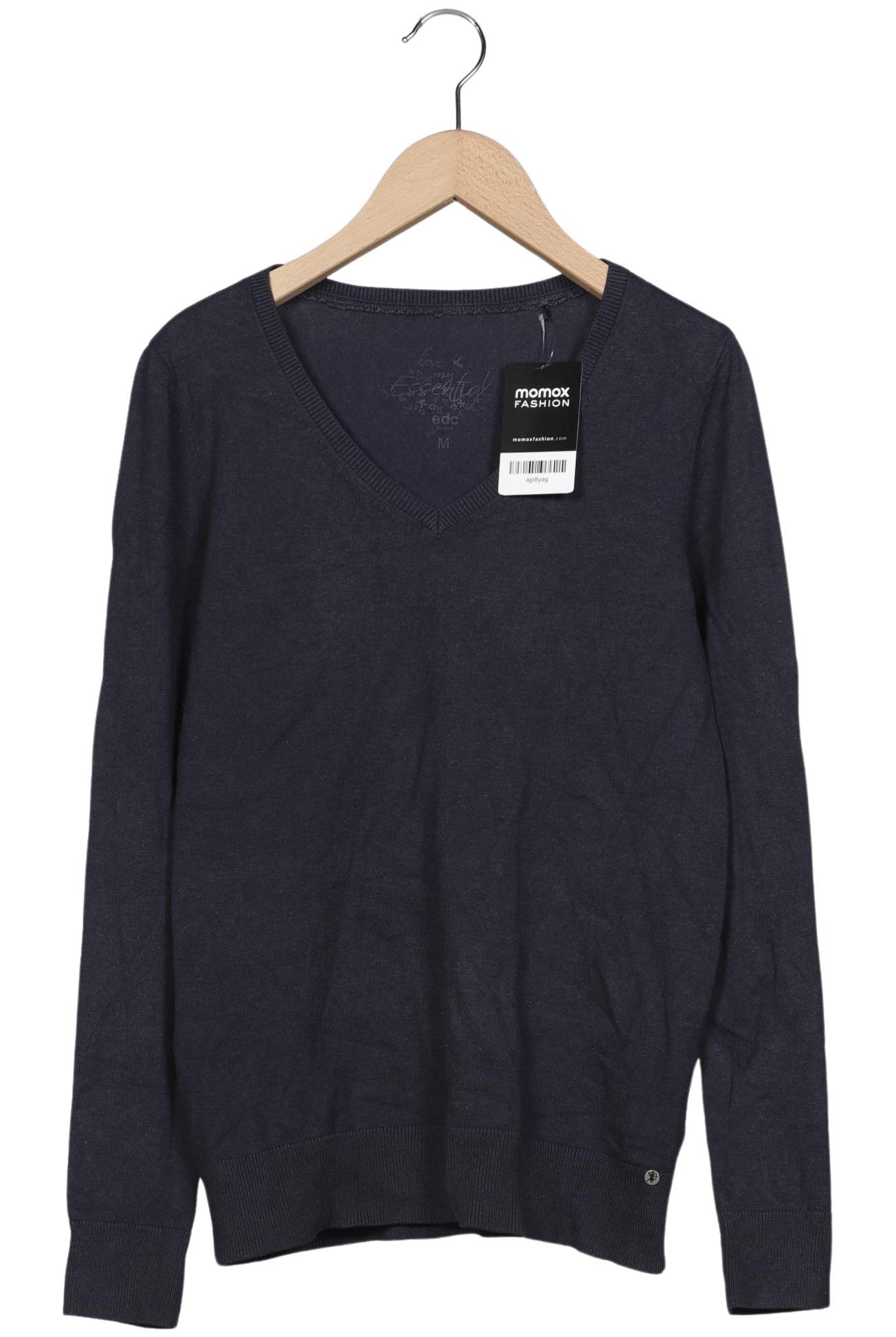 

edc by Esprit Damen Pullover, marineblau, Gr. 38