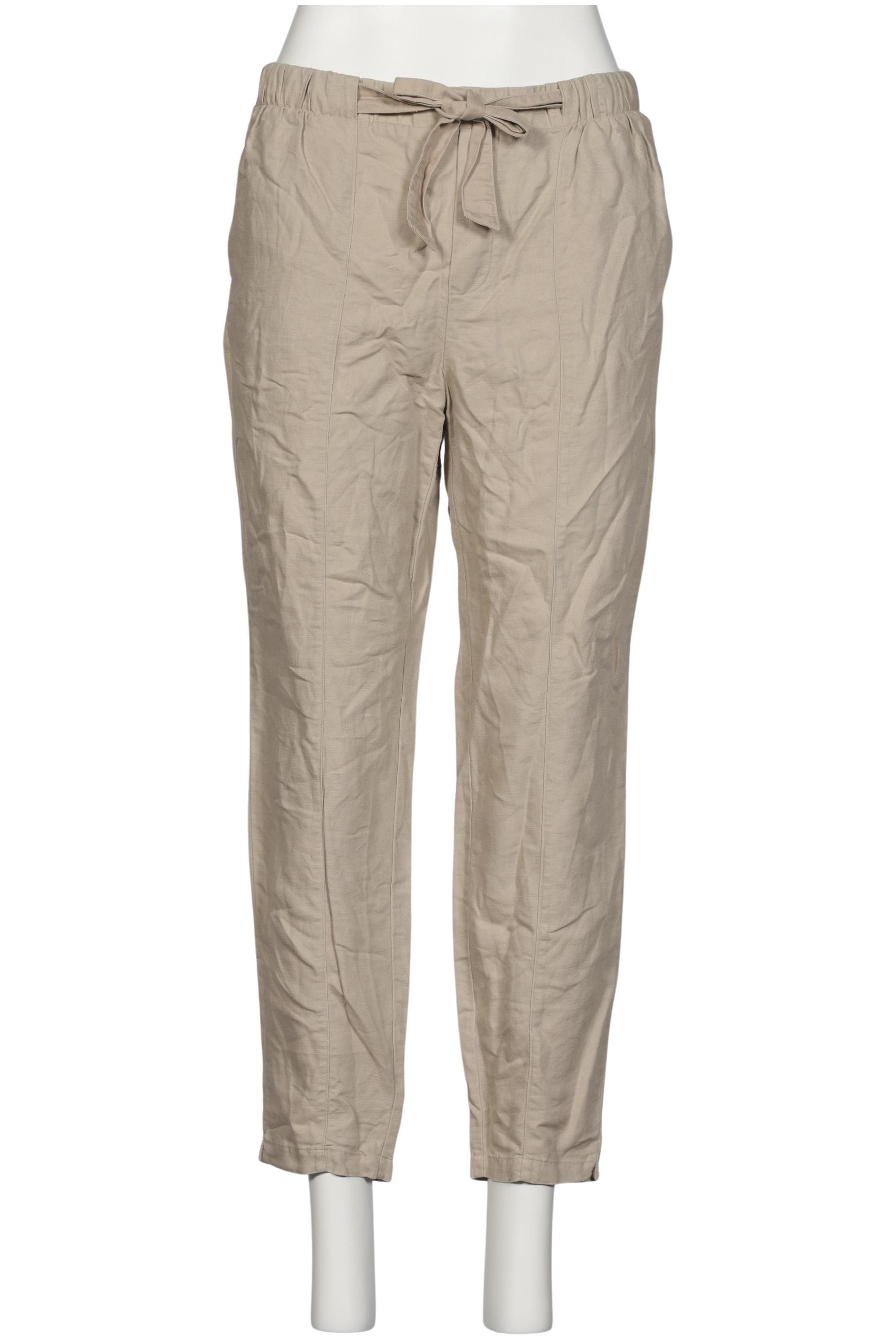 

edc by Esprit Damen Stoffhose, beige, Gr. 42